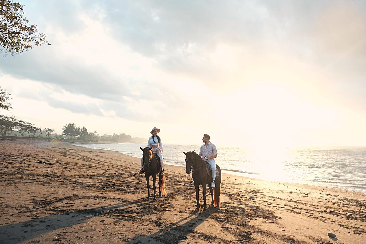 Bali Horseback Riding: Saba Beach with Nusa Penida Views