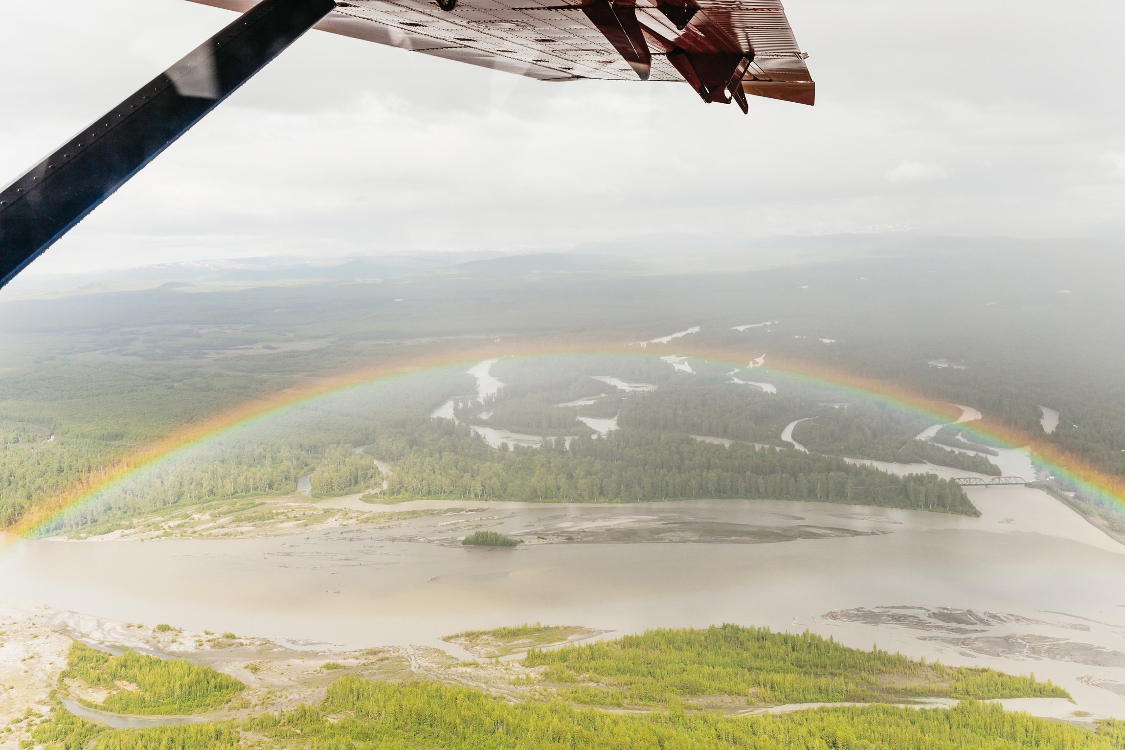 Denali flightseeing tour — Alaska Range glaciers and peaks from a bush plane — image 3
