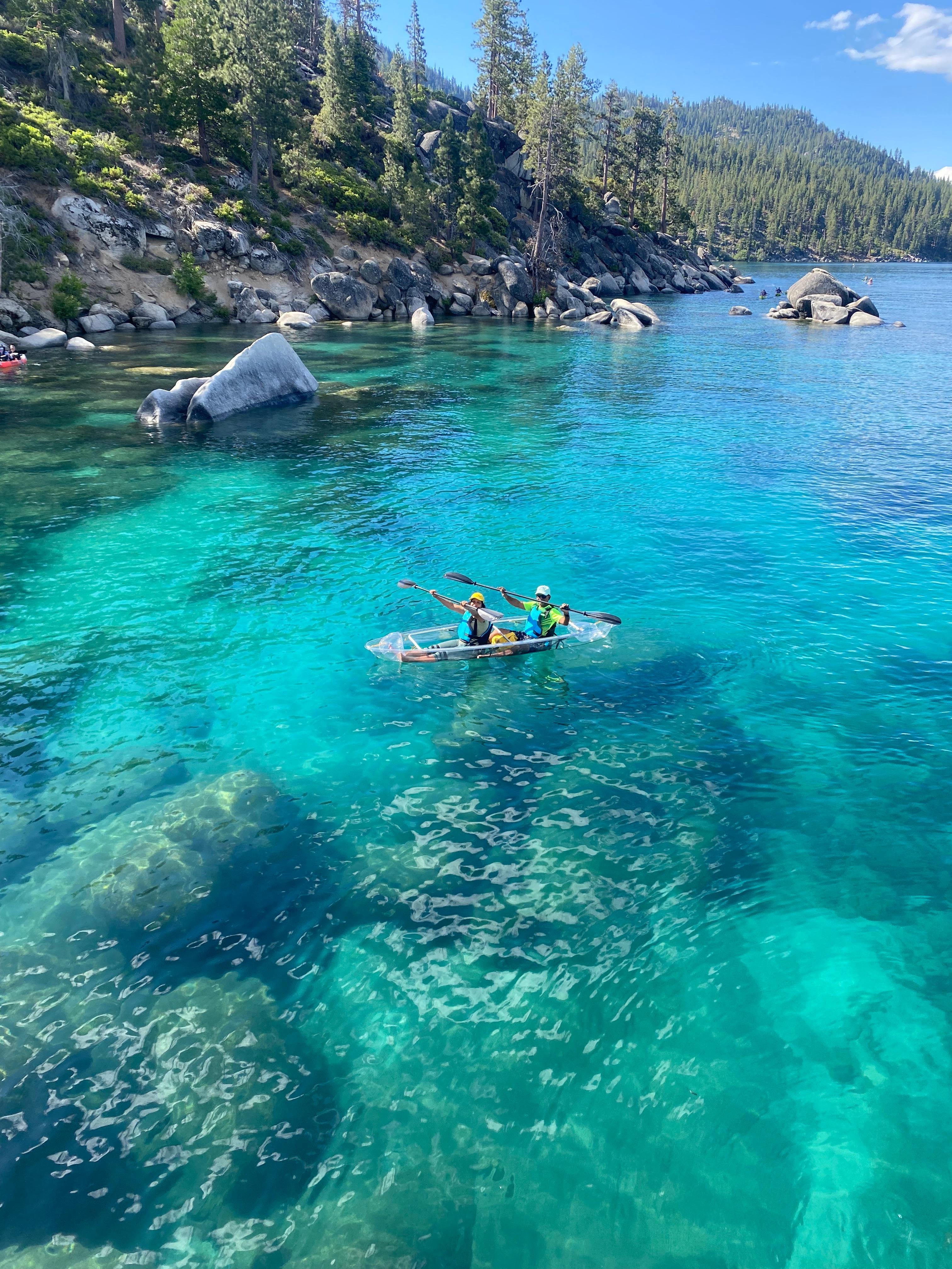 Sand Harbor Transparent Kayak Adventure