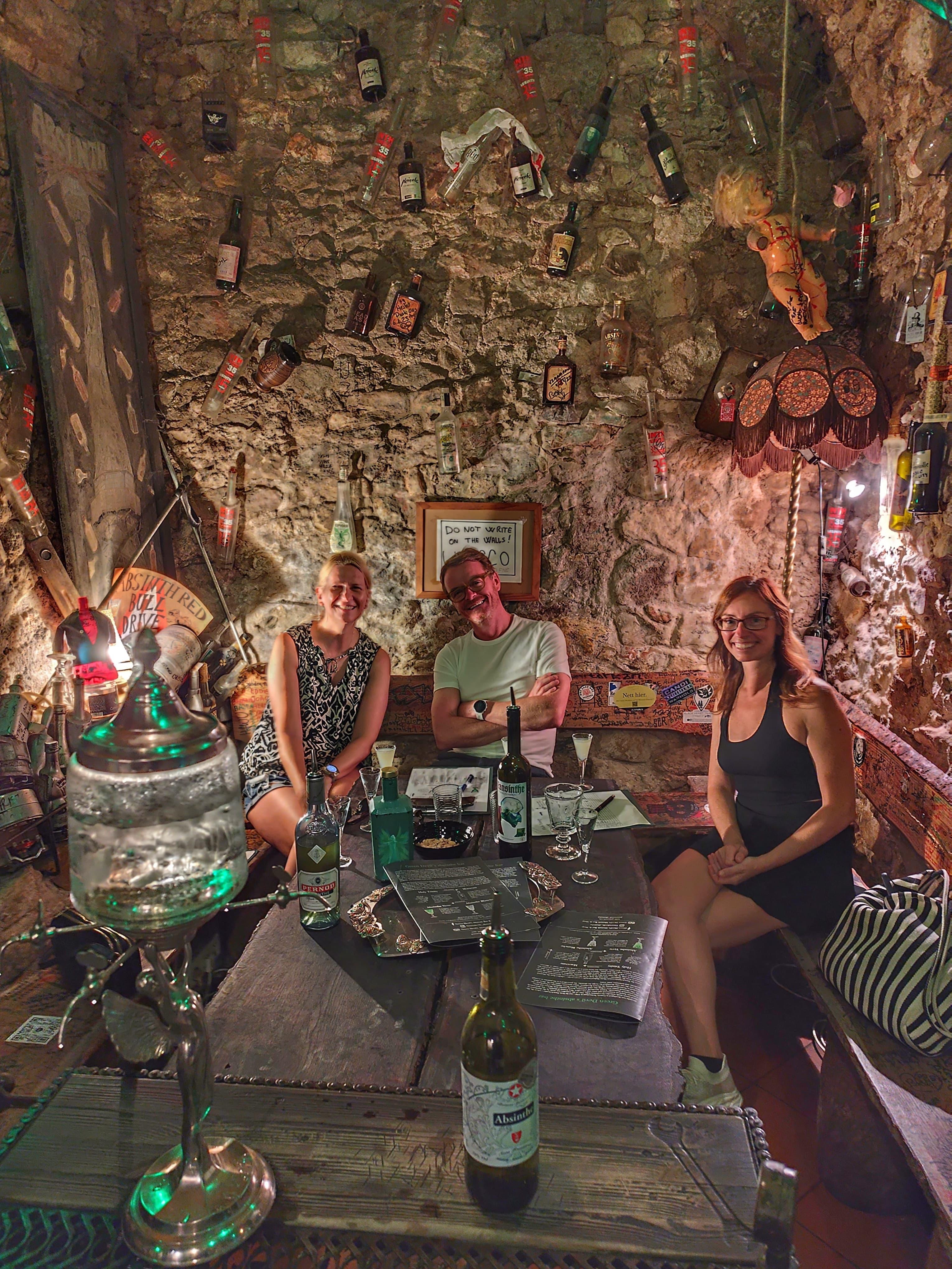 Prague Historic Absinthe Cellar Tasting