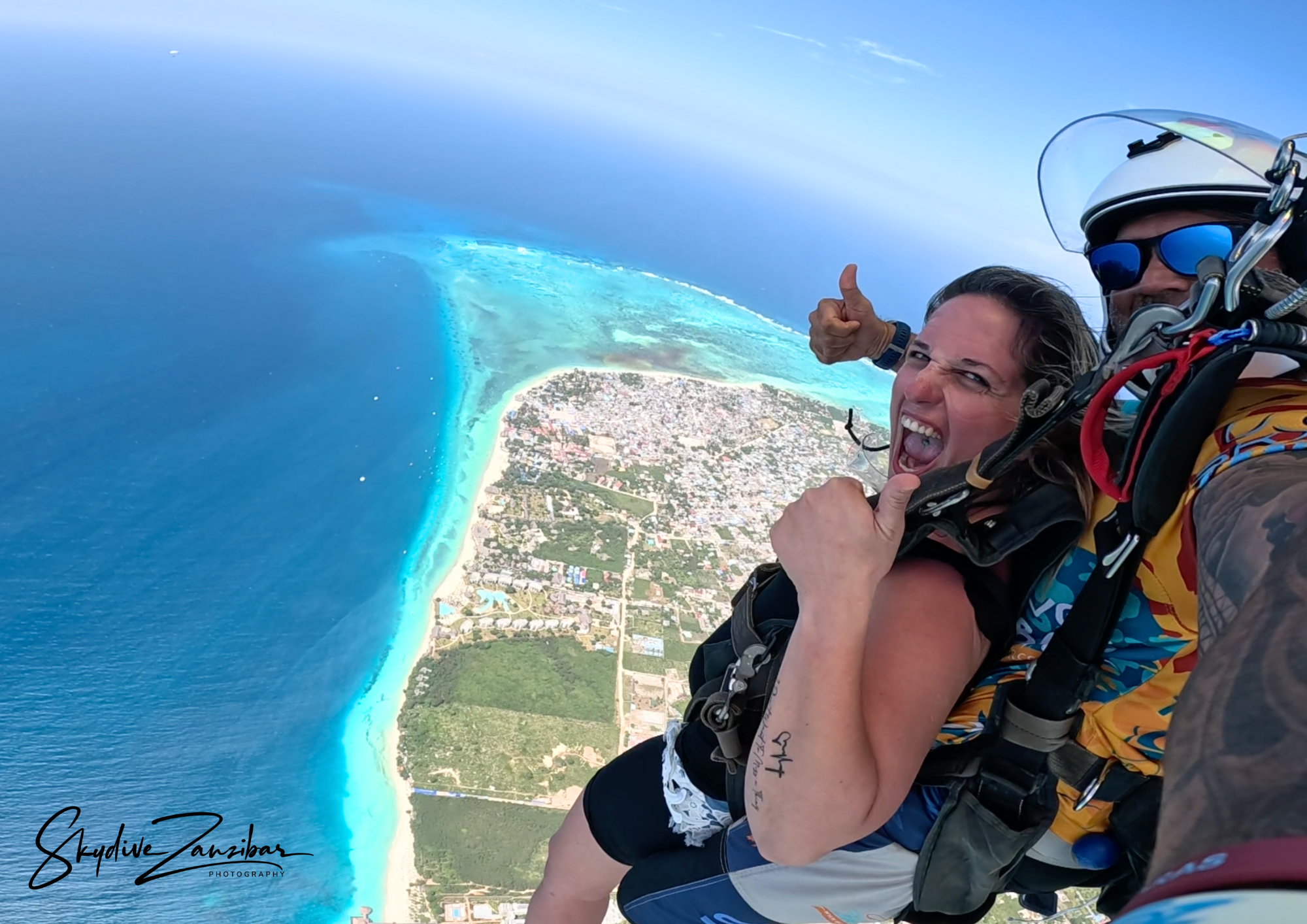 Tandem Skydive Over Zanzibar's Kendwa Beach