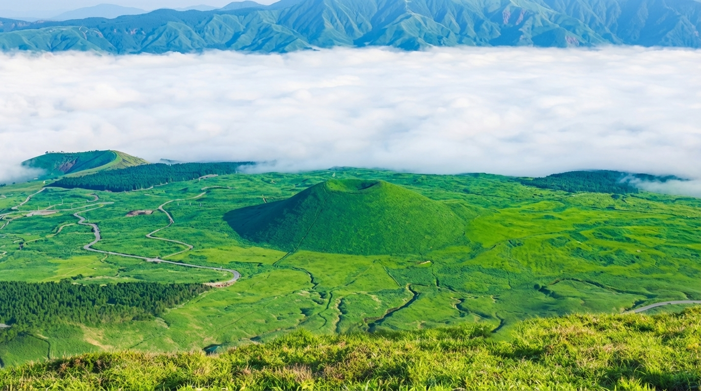 Mt. Aso Volcano & Kurokawa Onsen Day Trip from Fukuoka