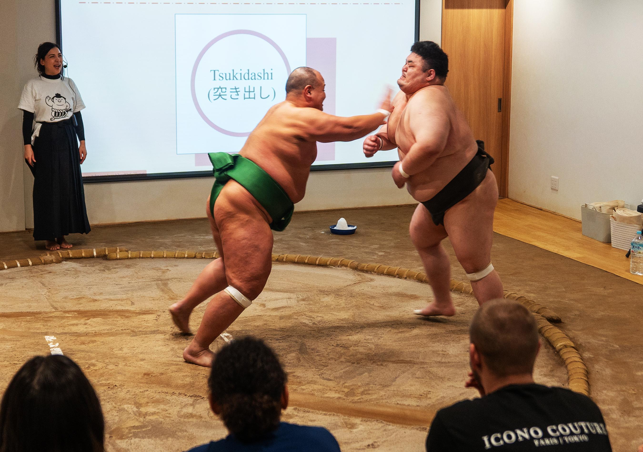 Osaka Sumo Show: Live Match, Rituals & Audience Challenge