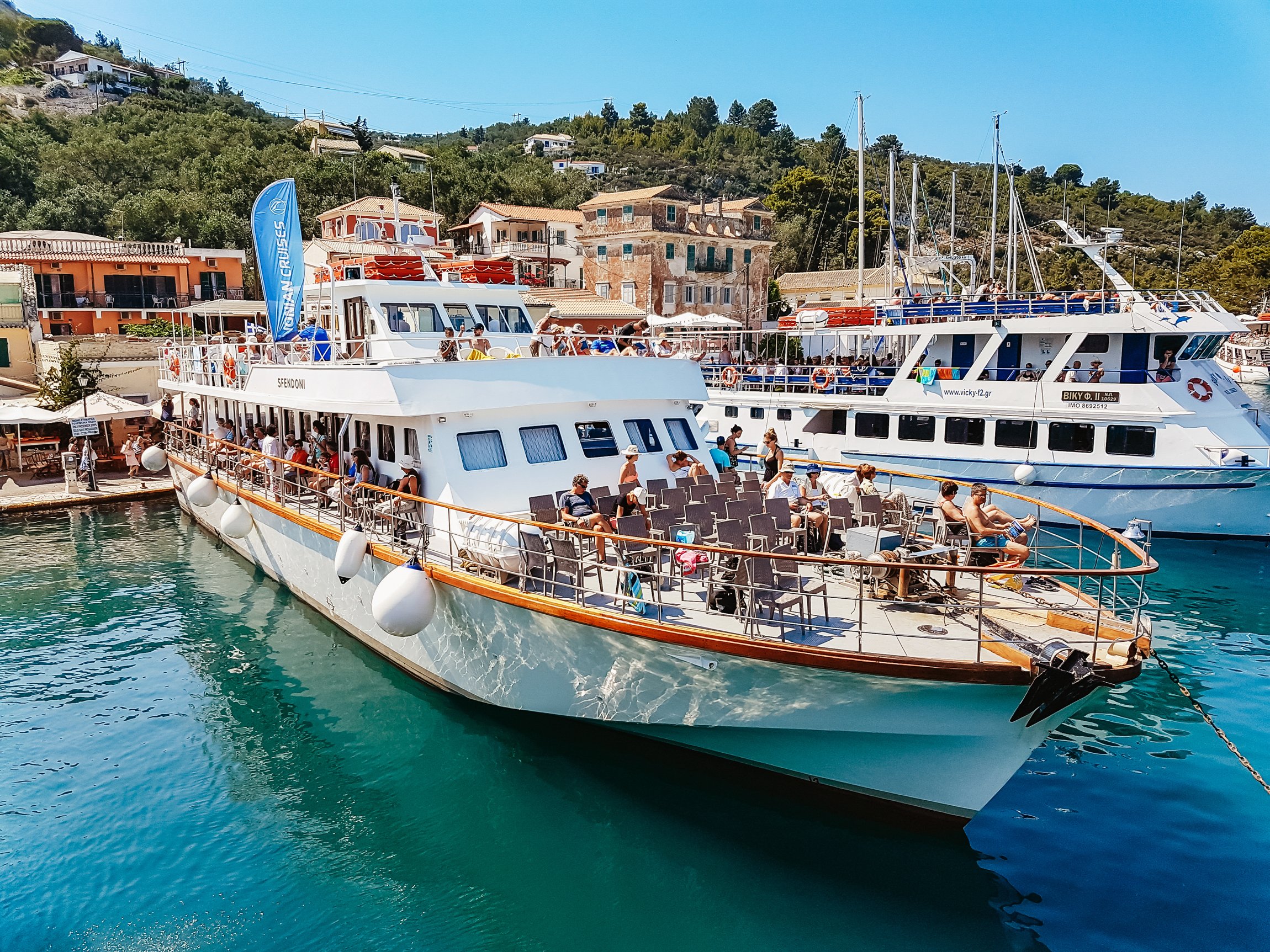 Corfu to Paxos, Antipaxos & Blue Caves Full-Day Cruise