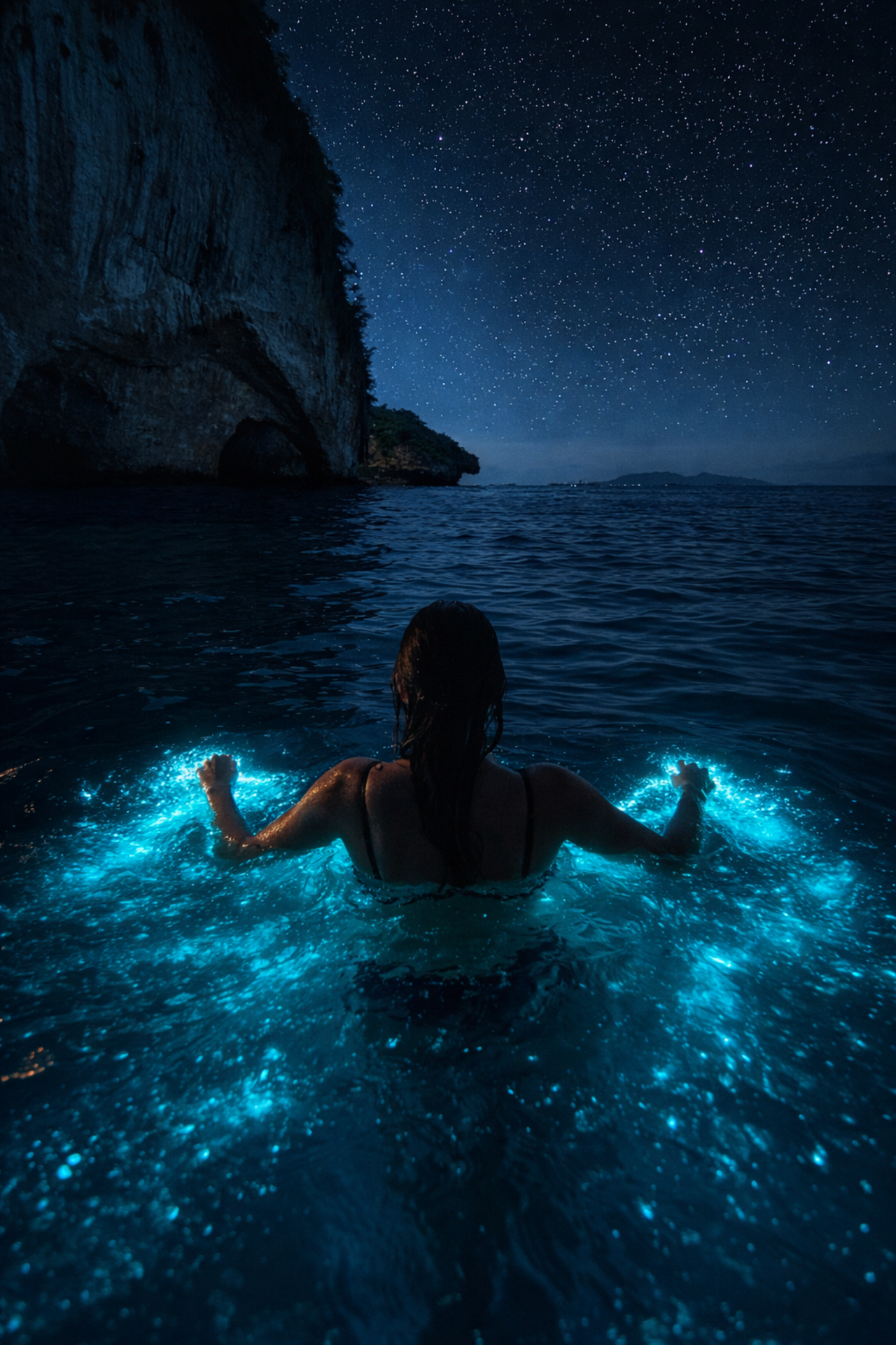 Bioluminescence & Sunset Boat Tour to Los Arcos