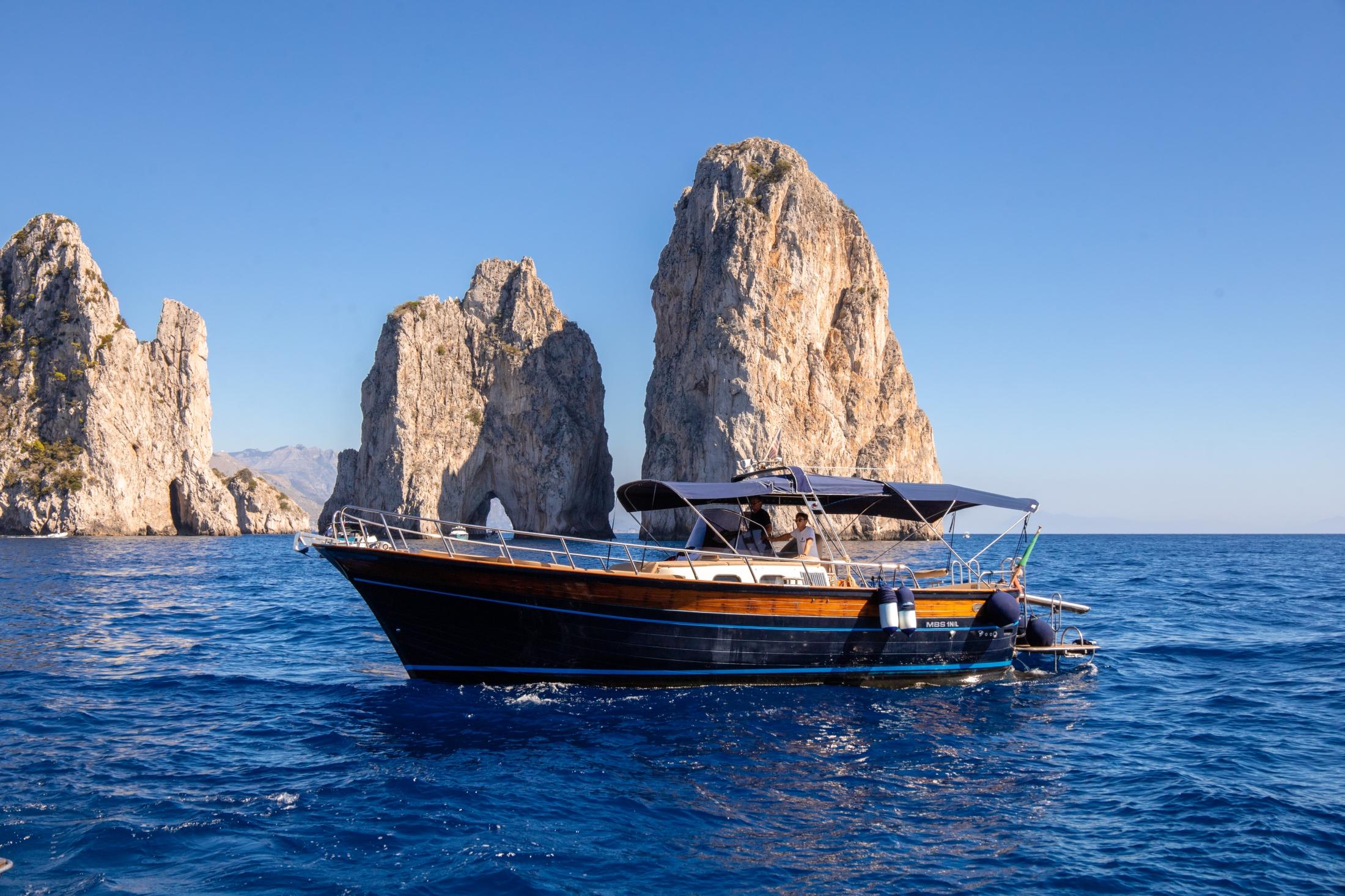 Capri Boat Tour from Sorrento with Optional Blue Grotto