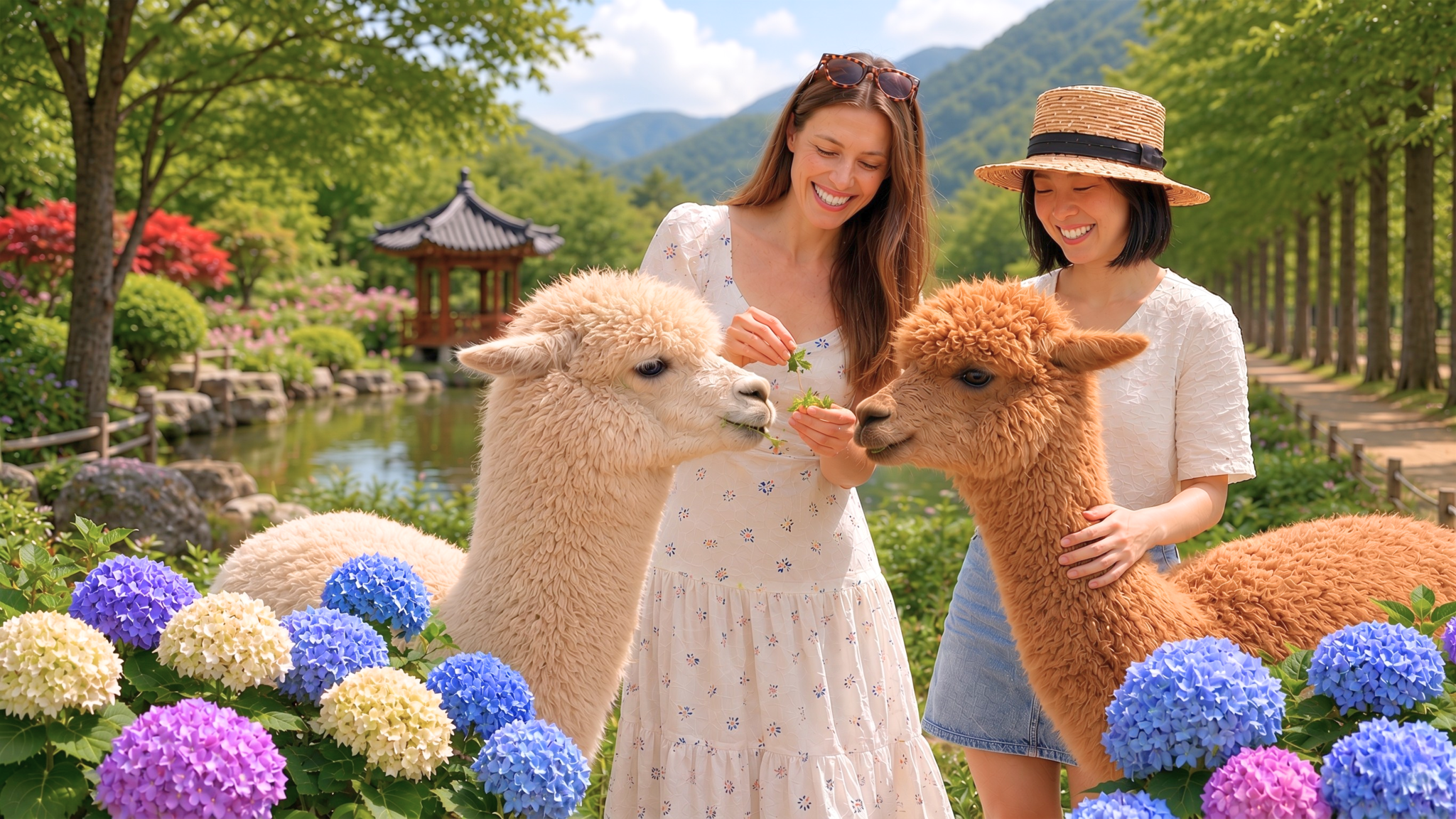 Seoul Day Trip: Alpaca World, Nami Island & Rail Bike or Garden