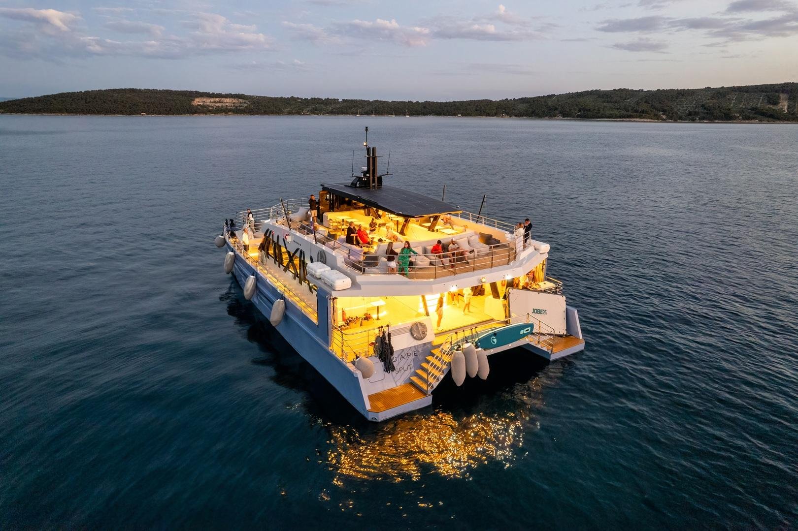 Split: Premium Sunset Catamaran Yacht Cruise