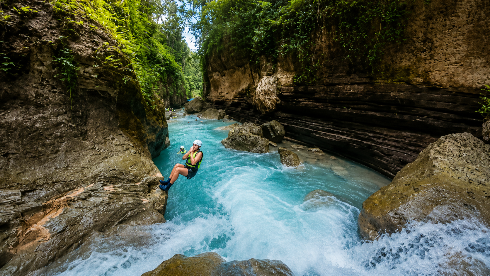 Cebu Whale Shark Swim & Kawasan Falls Canyoneering – Full-Day Adventure