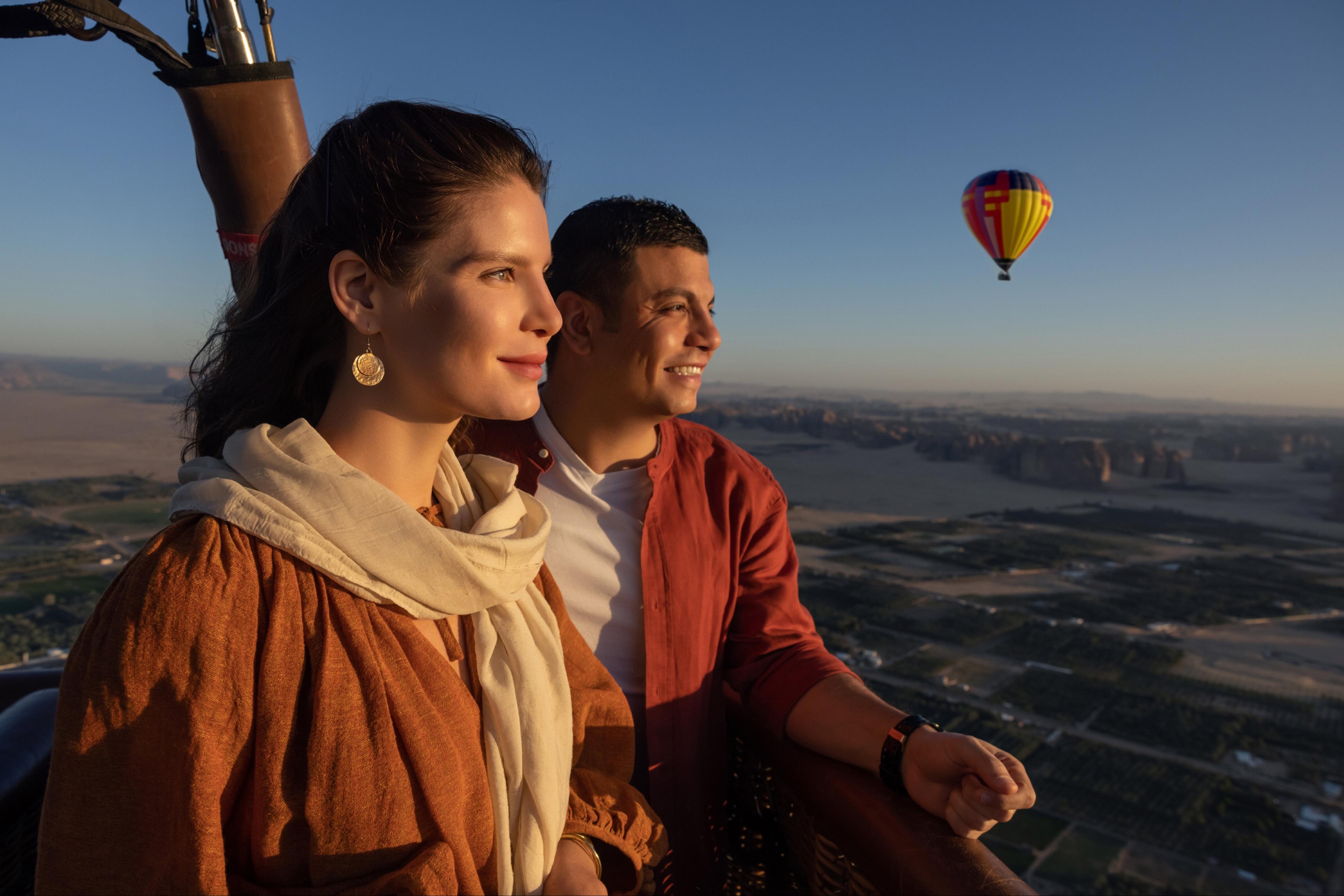 Hegra Al Ula Sunrise Hot Air Balloon Flight