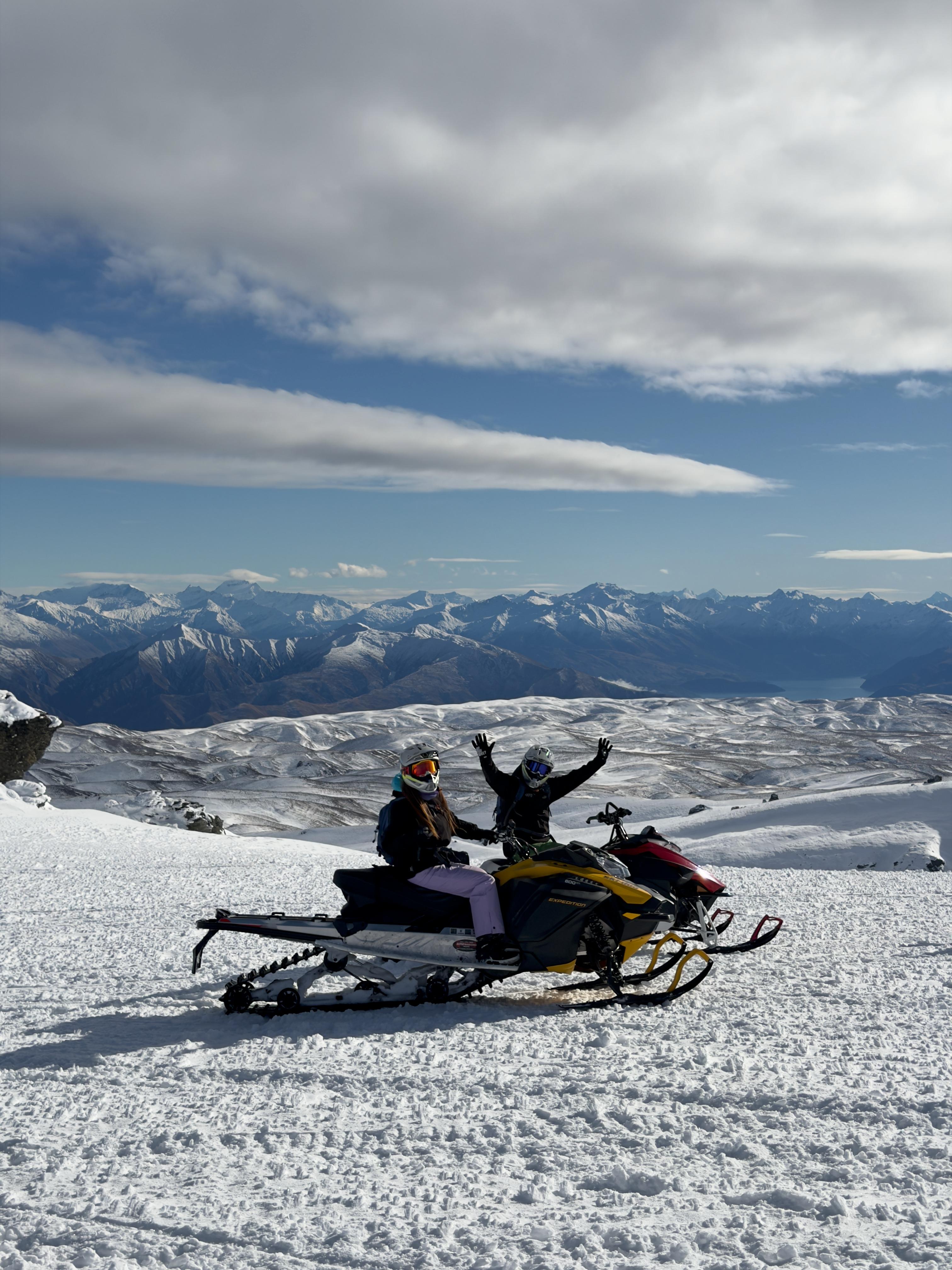 Guided Snowmobile Adventure in the Southern Alps
