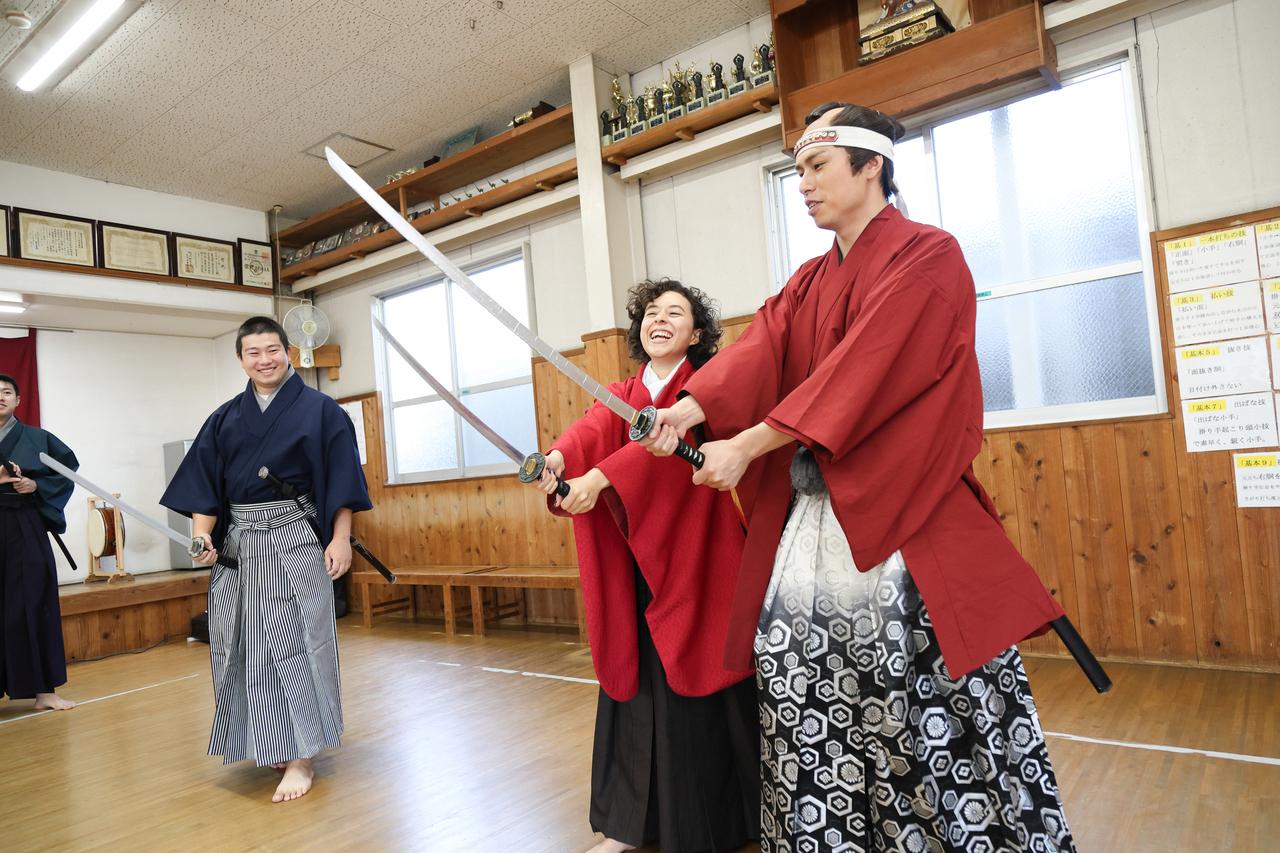 Kyoto Samurai & Kimono Experience at Myokaku-ji Temple