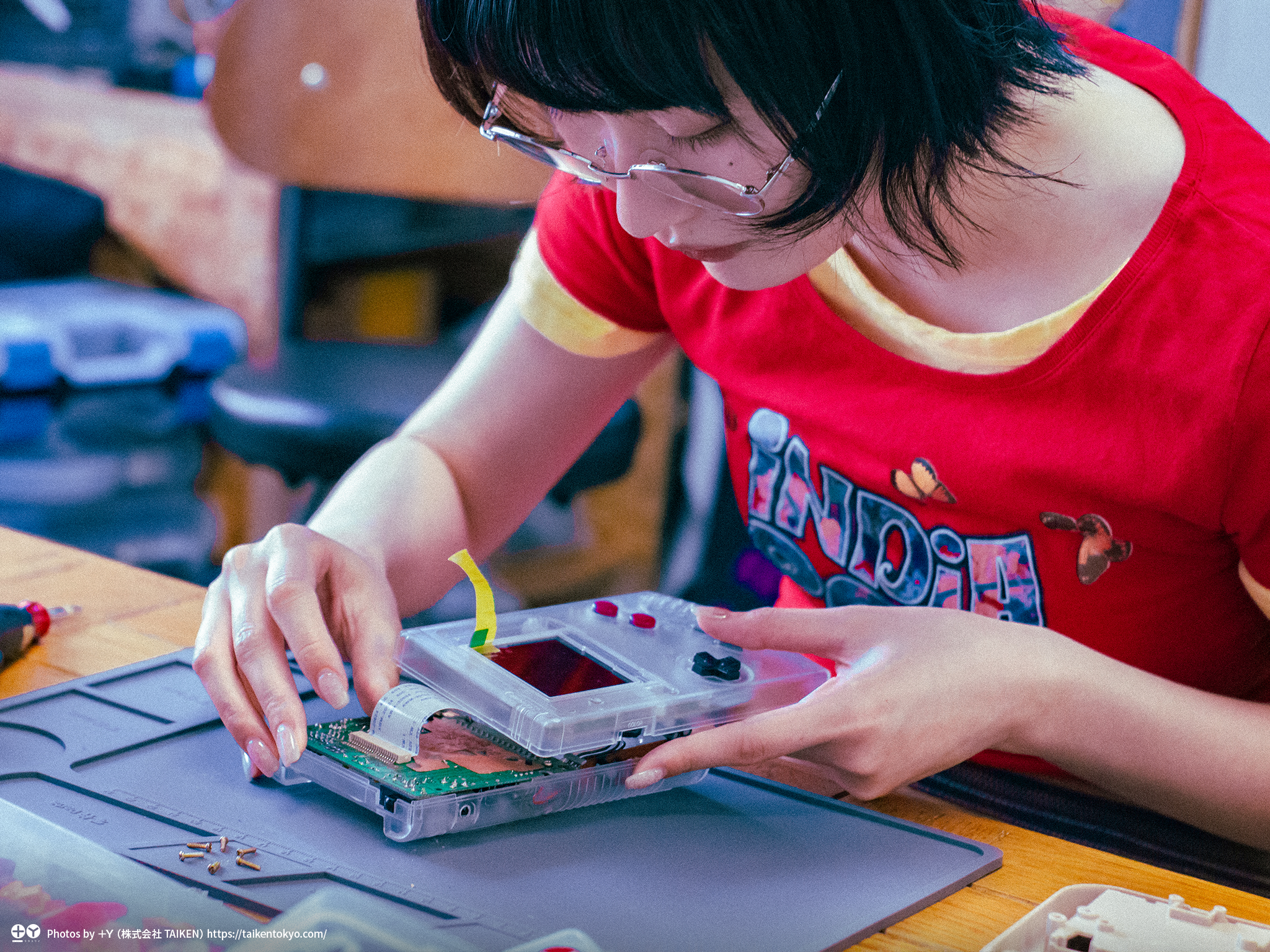 Game Boy Modding Workshop in Akihabara
