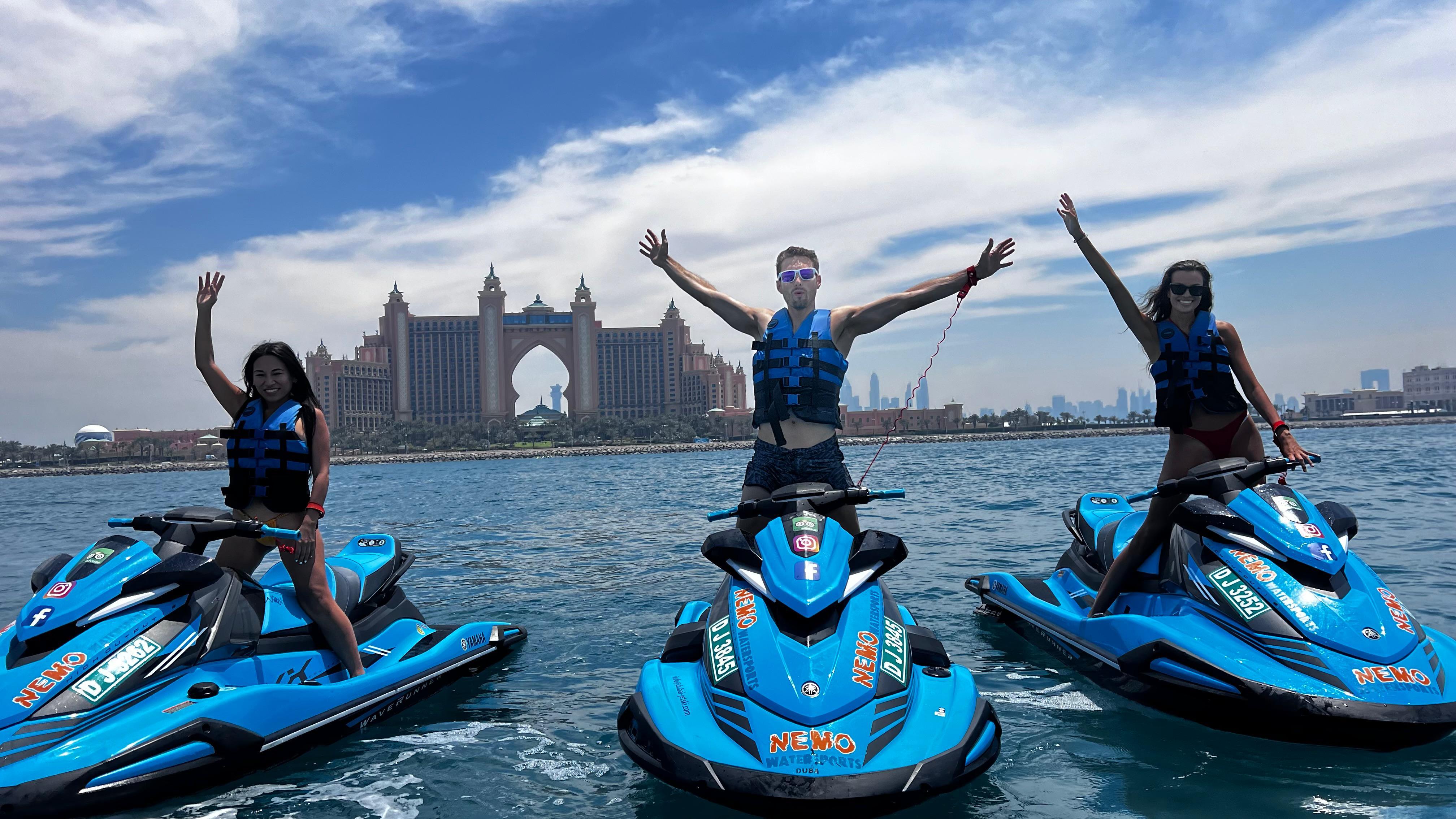 Dubai Jet Ski Tour: Palm Jumeirah, Atlantis & Burj Al Arab