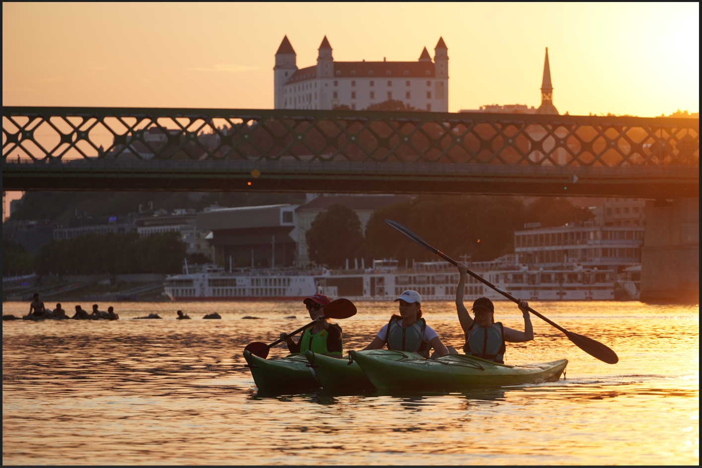 Guided Kayak Adventure on the Danube River