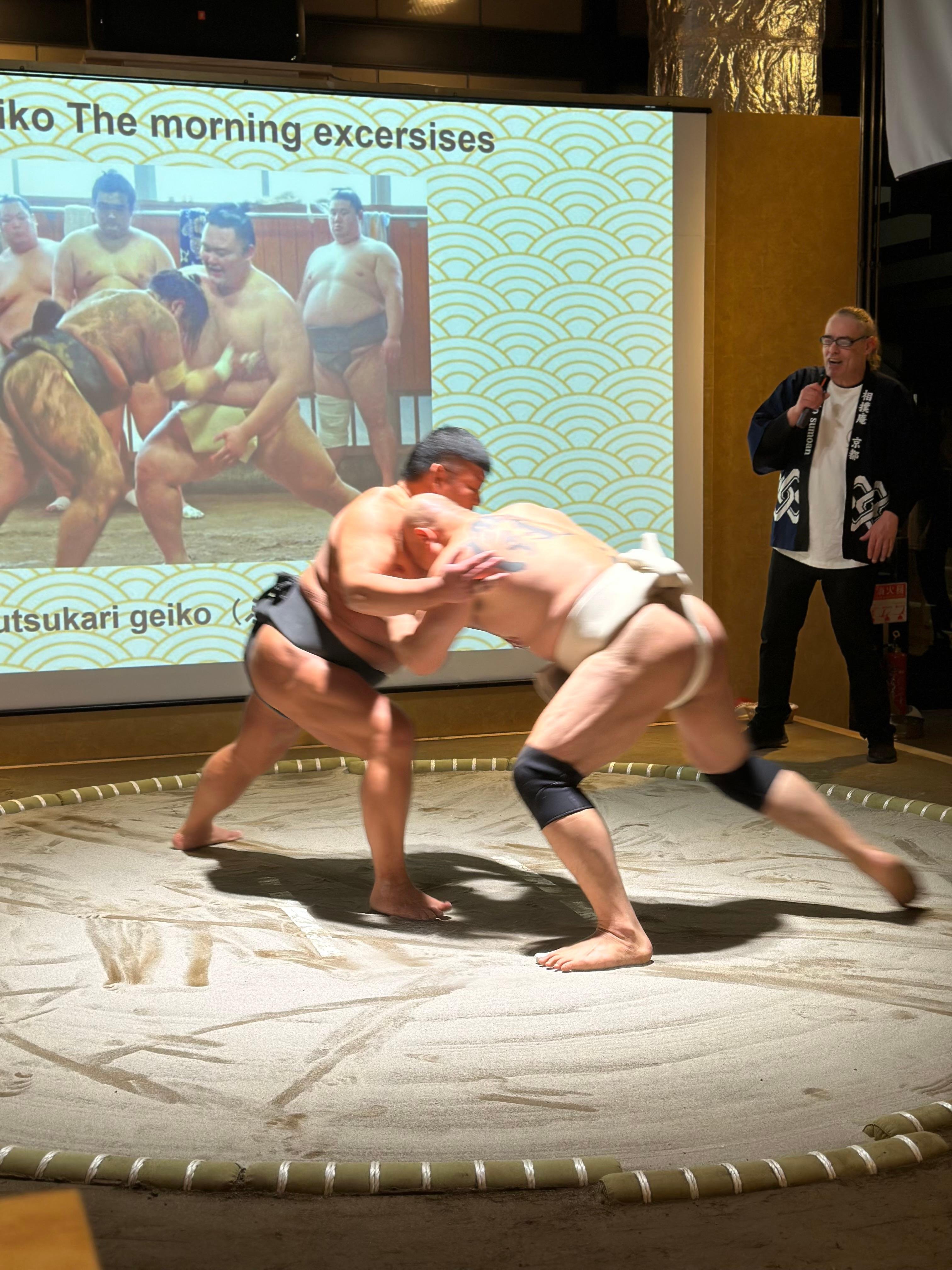 Intimate Sumo Wrestling Experience with Chankonabe Meal