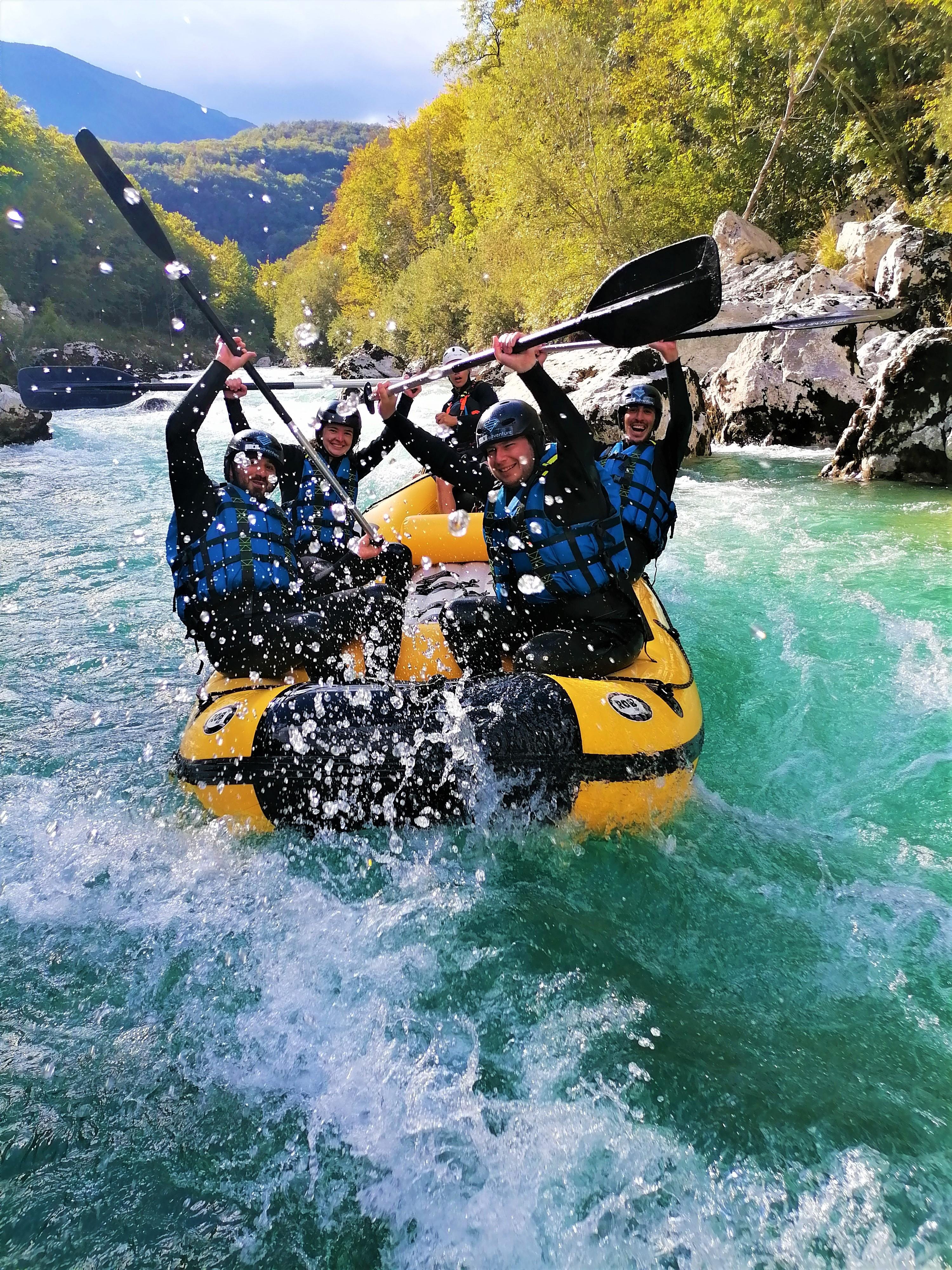 Bovec: Adventure Rafting on Emerald River Soča + FREE photos — Soča River and Julian Alps scenery (1)