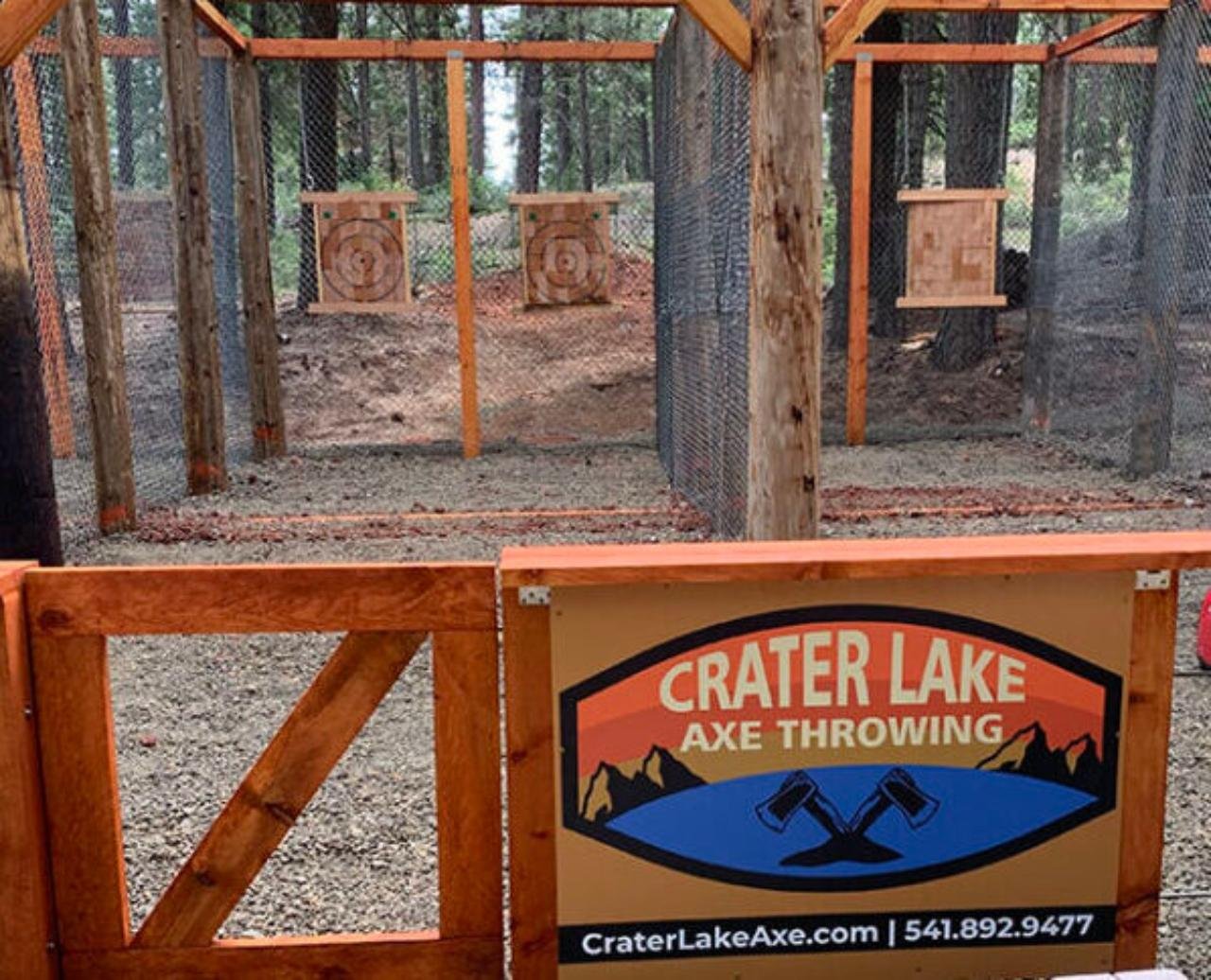 Crater Lake Outdoor Axe Throwing Adventure
