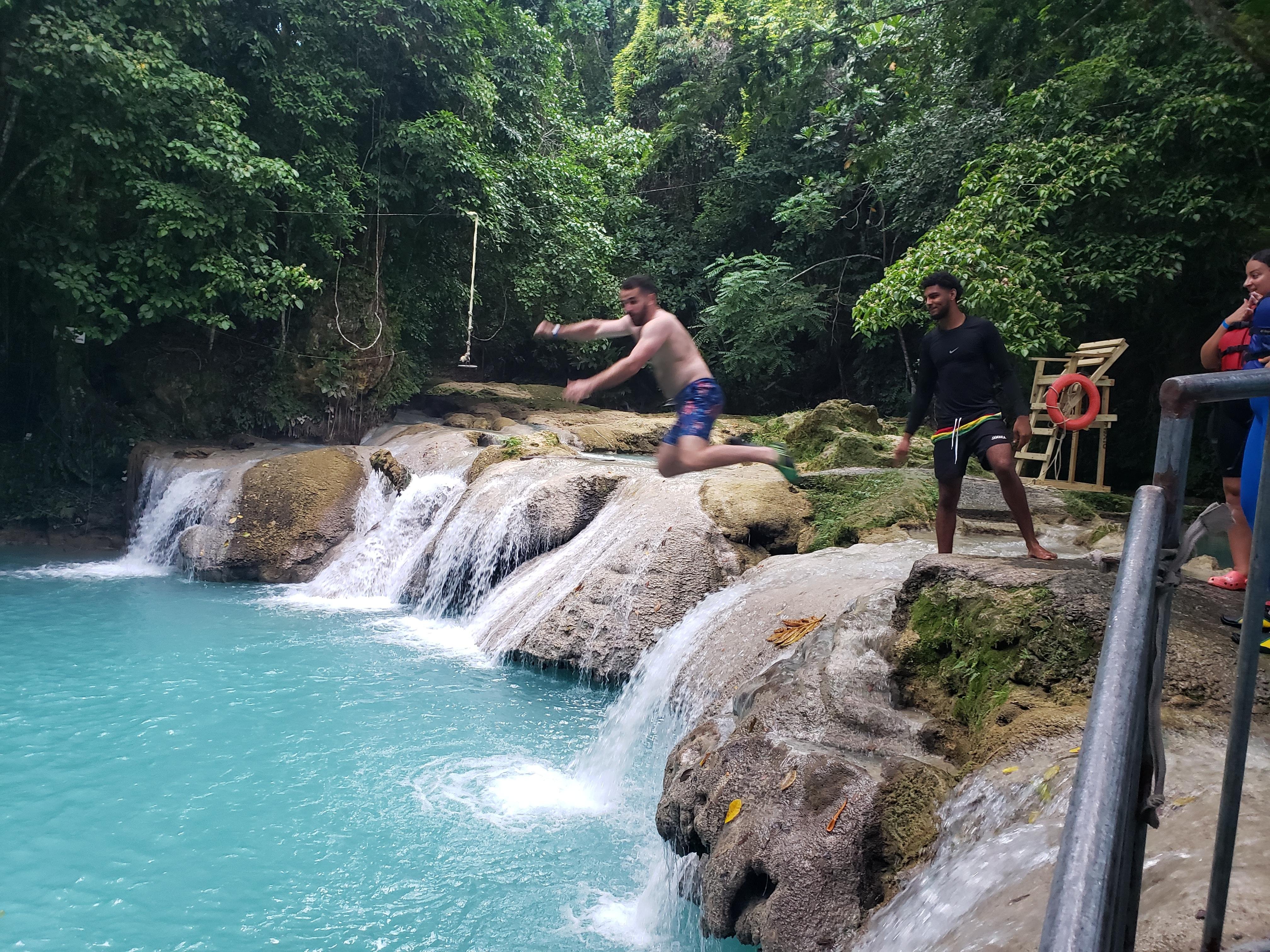 Blue Hole Waterfall Adventure from Ocho Rios