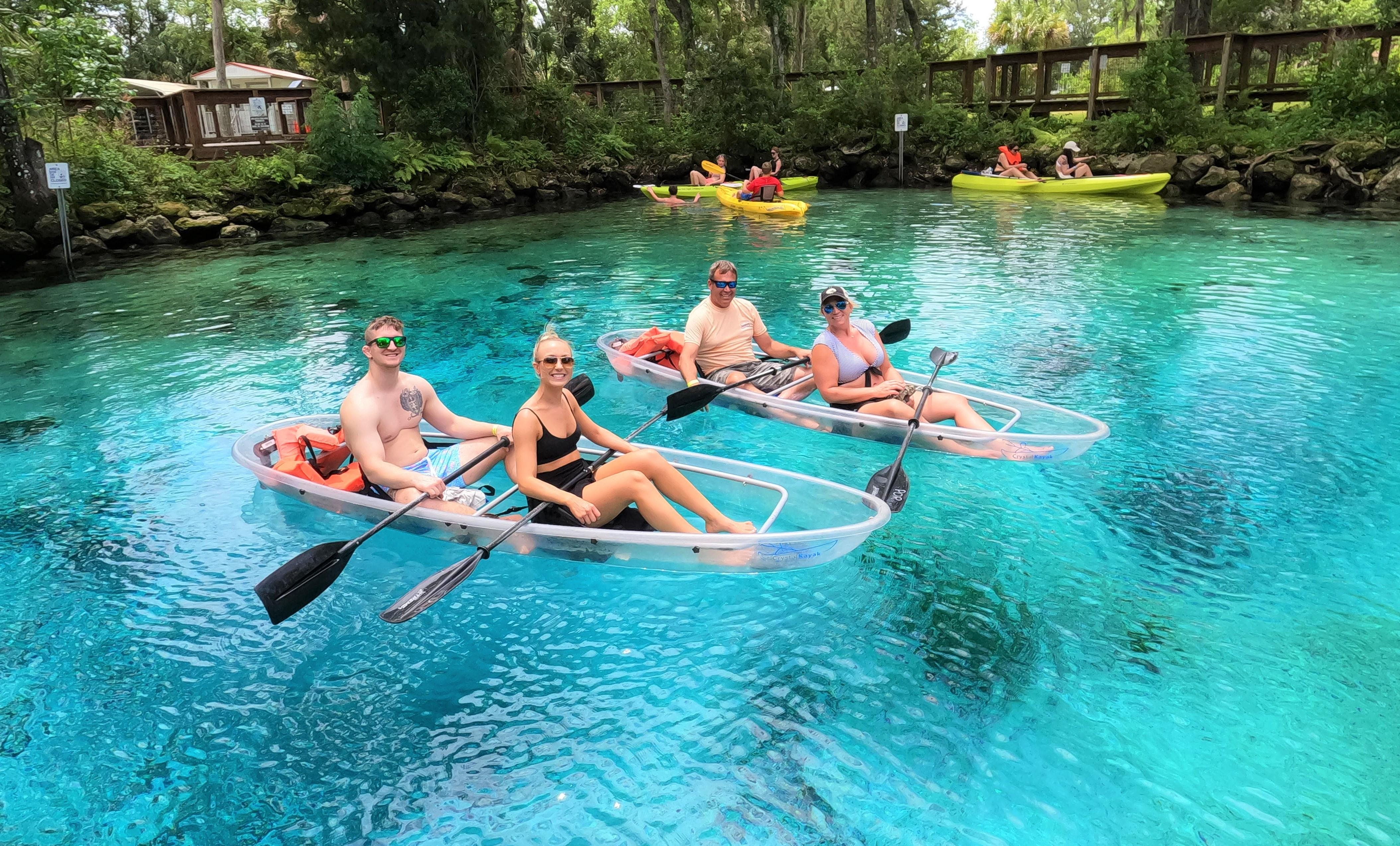 Clear Kayak Manatee & Three Sisters Springs Adventure