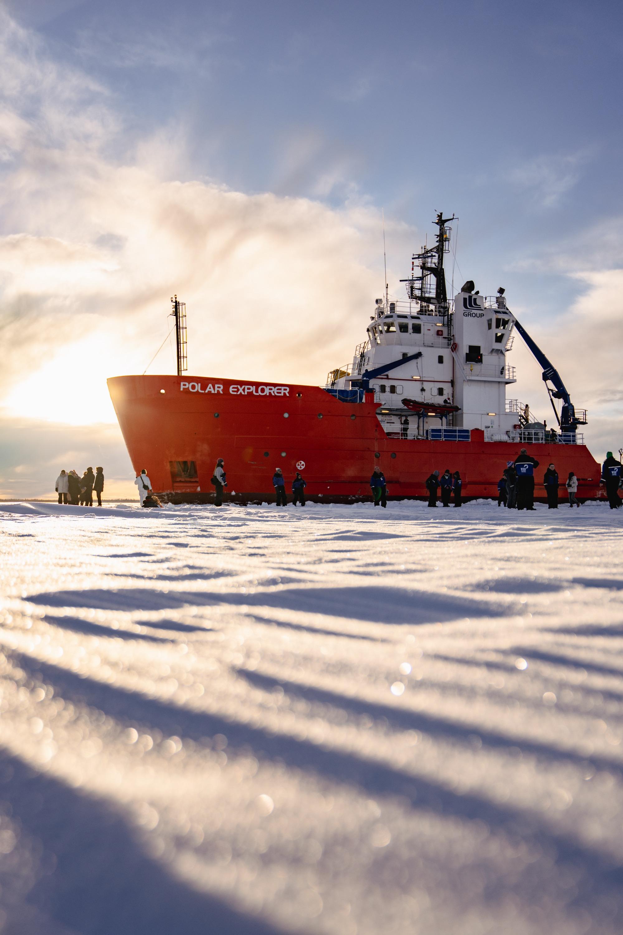 Arctic Icebreaker Cruise: Float & Walk on Frozen Sea