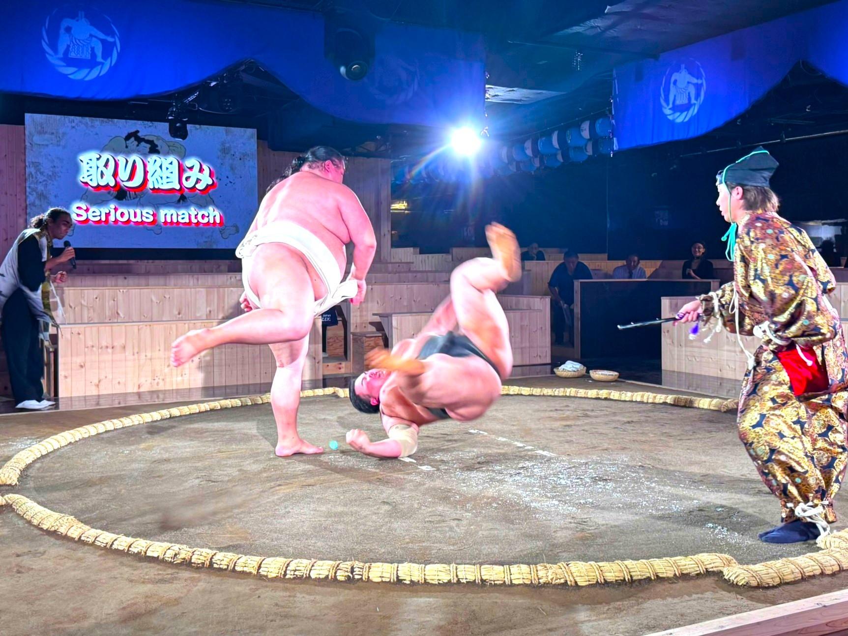Sumo Show & Traditional Japanese Dinner at Tokyo Tower