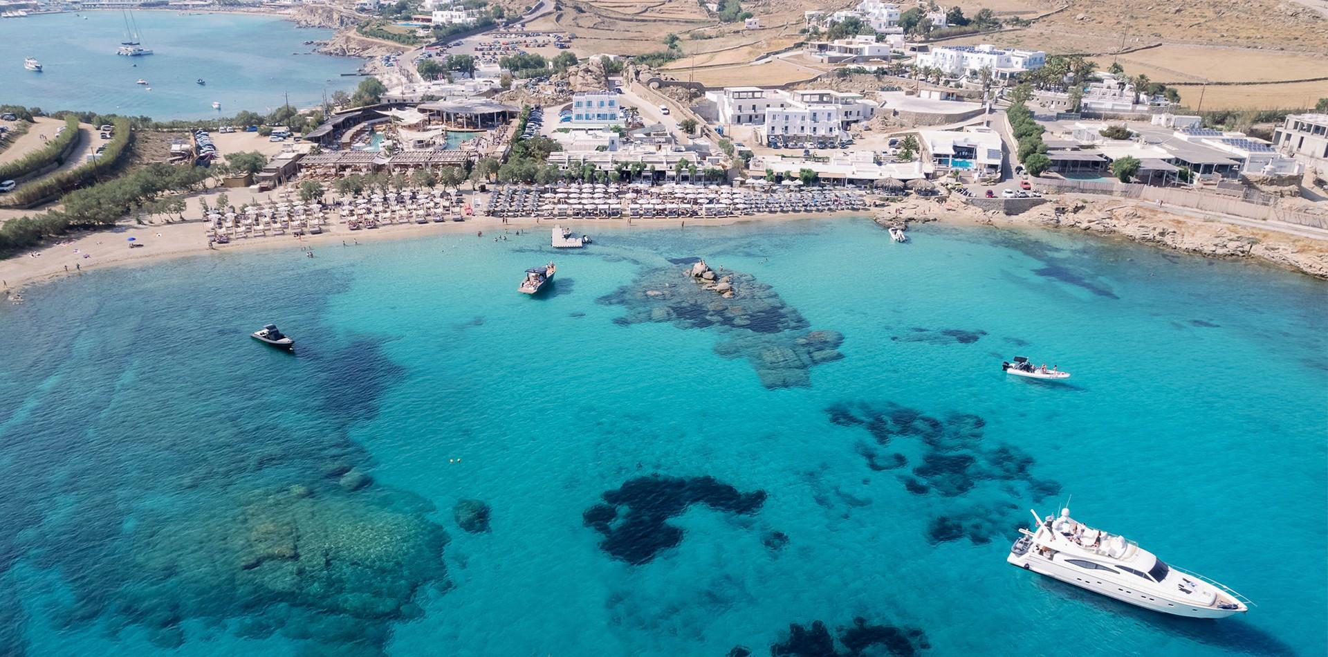 Mykonos South Coast Small-Group Yacht Cruise