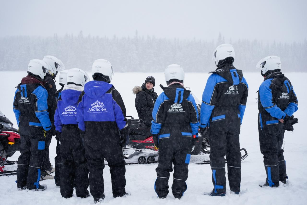 Rovaniemi Arctic Snowmobile Safari on Private Forest Trails