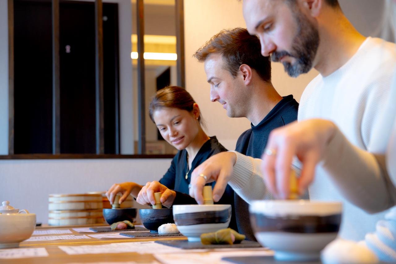 Osaka: Matcha Making Experience with Japanese Sweets