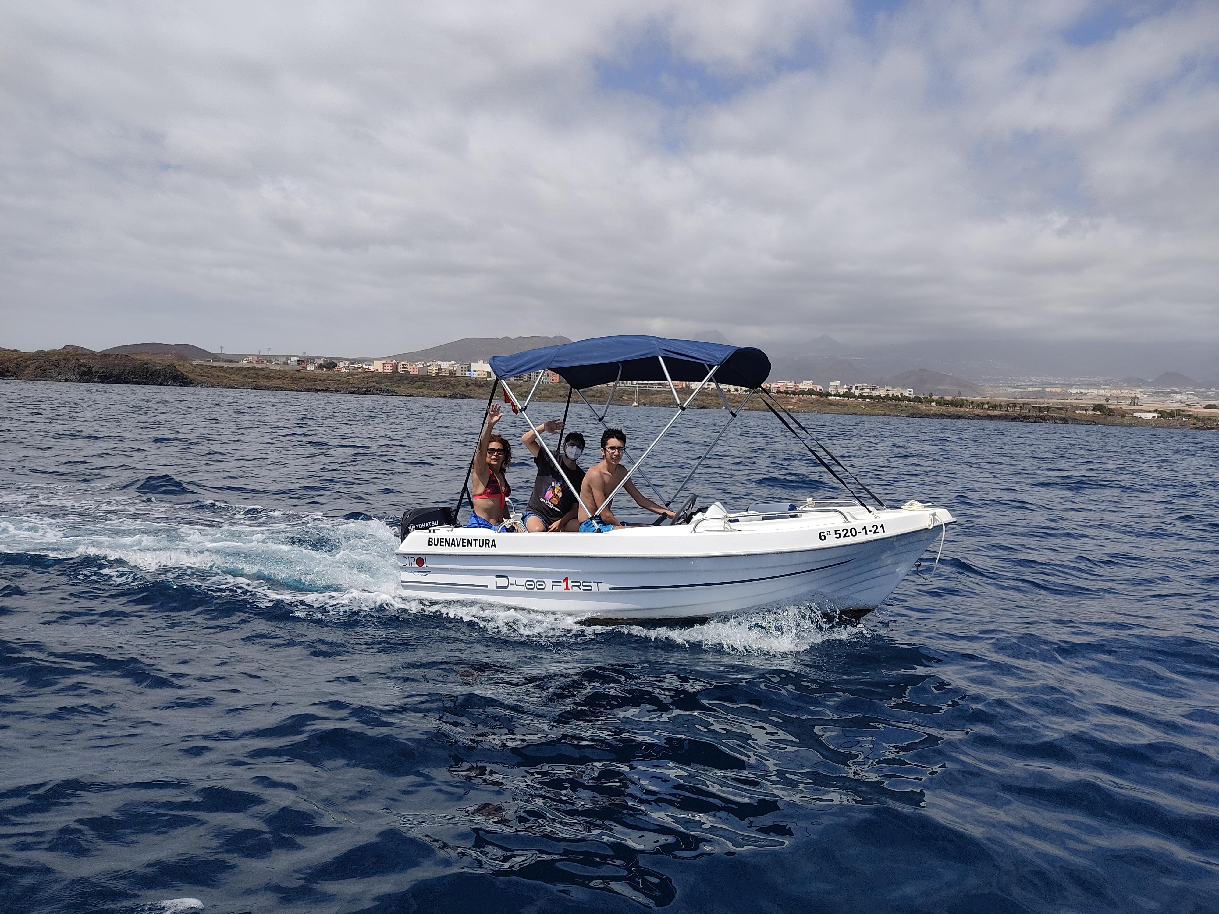 Self-Drive Boat Rental: Tenerife Coastline Adventure