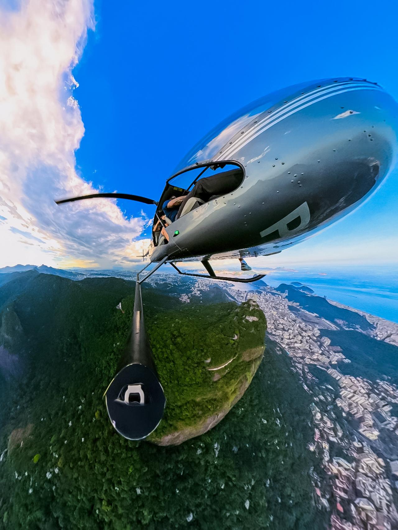 Rio de Janeiro Doorless Helicopter Adventure