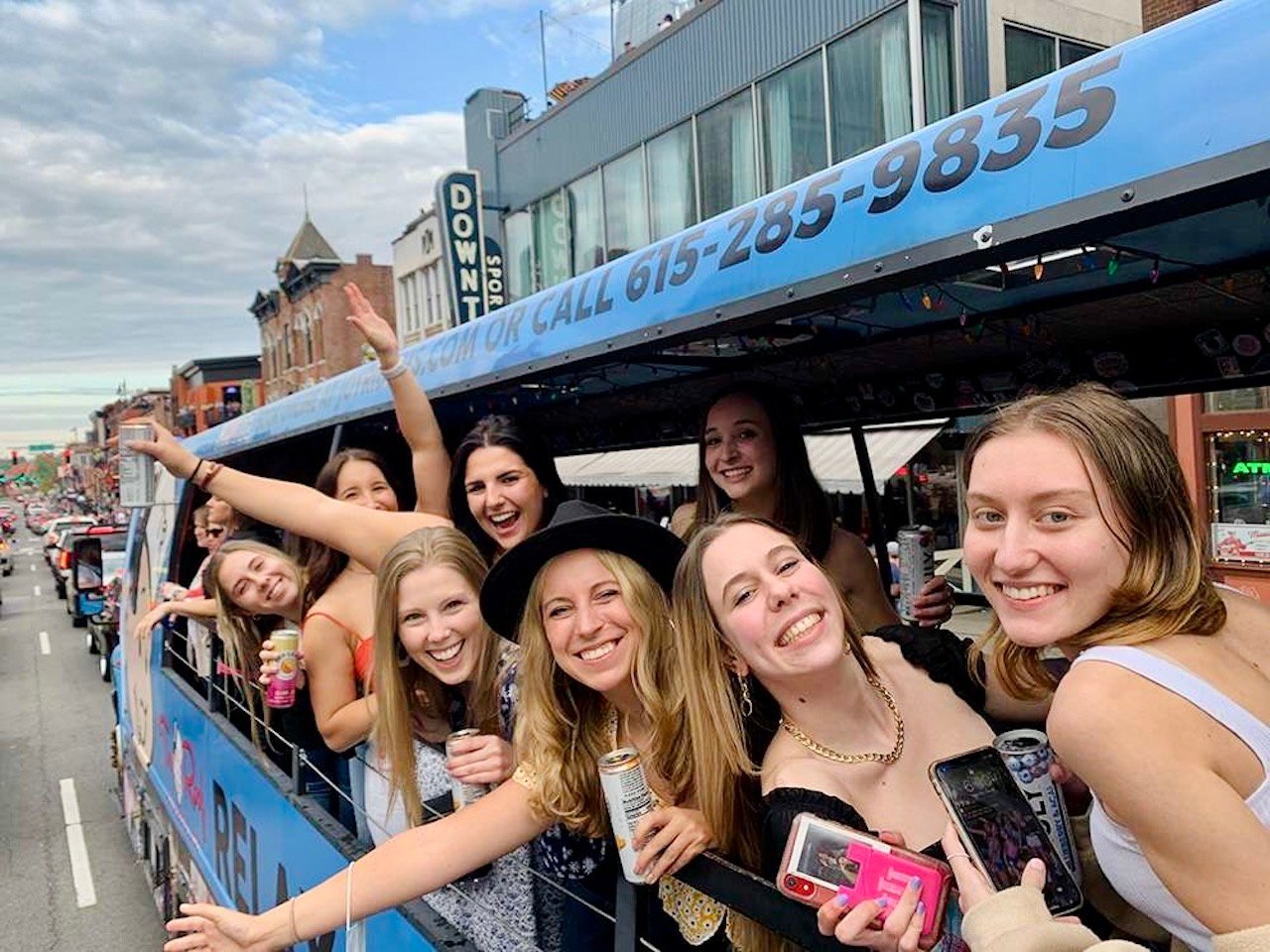 Nashville Party Bus with Live DJ & Bar
