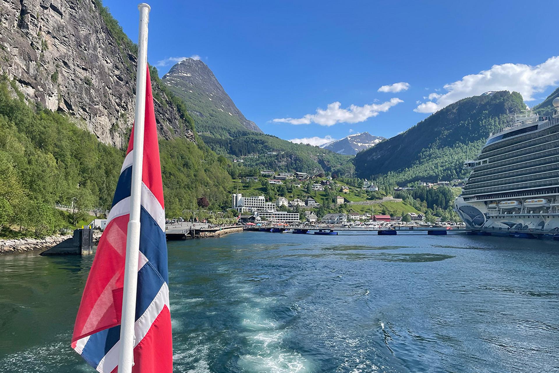 Geiranger Fjord Roundtrip with Hellesylt Stop