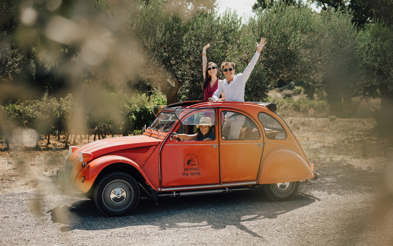 Classic 2CV Wine Tour in Saint-Tropez Vineyards