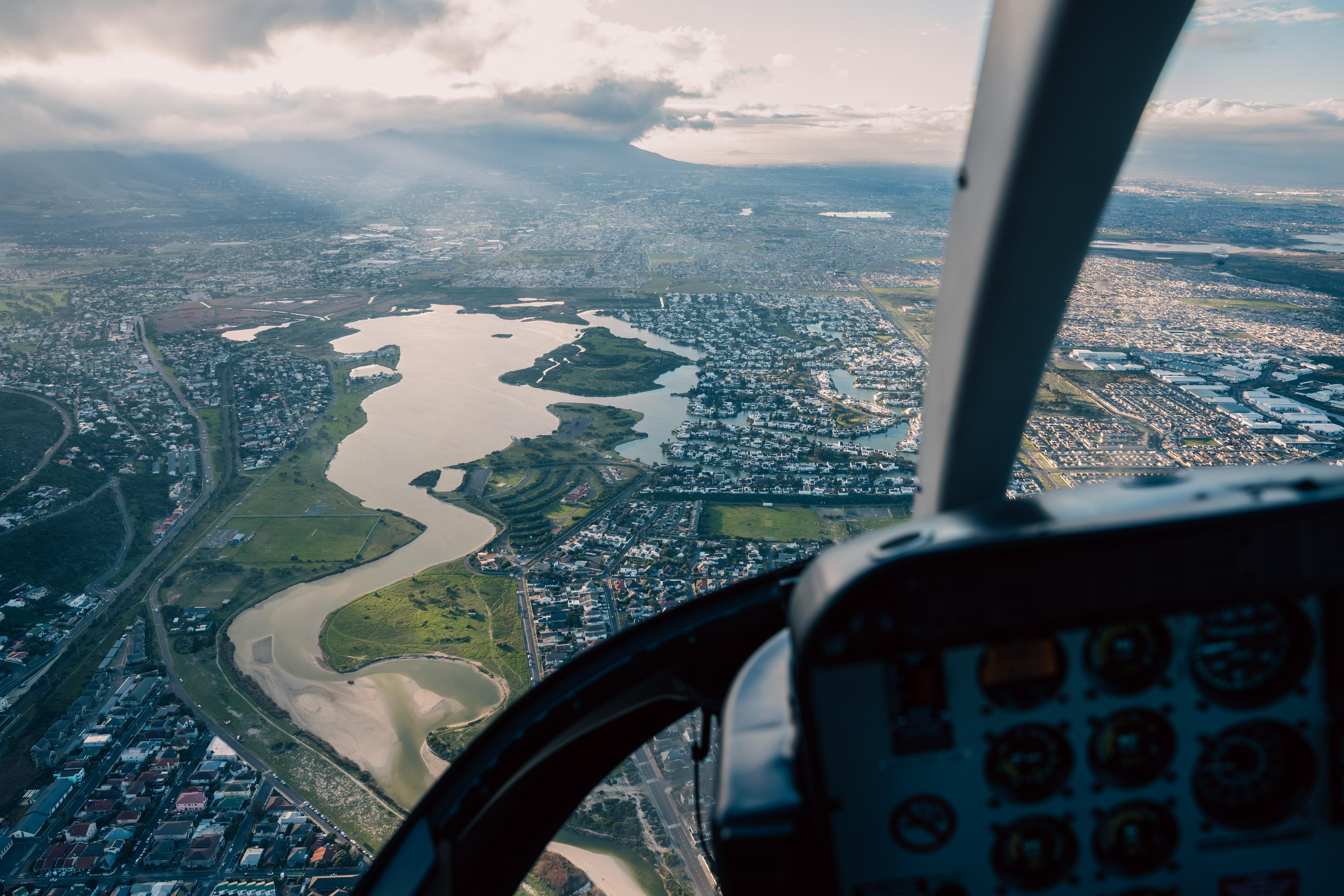 Cape Town Coastal Helicopter Flight with Champagne Welcome