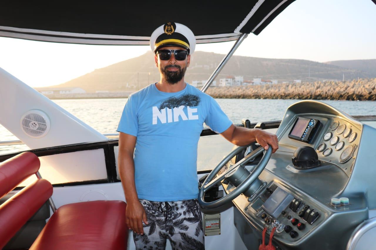 Agadir Coastal Boat Adventure: Fishing, BBQ & Swimming