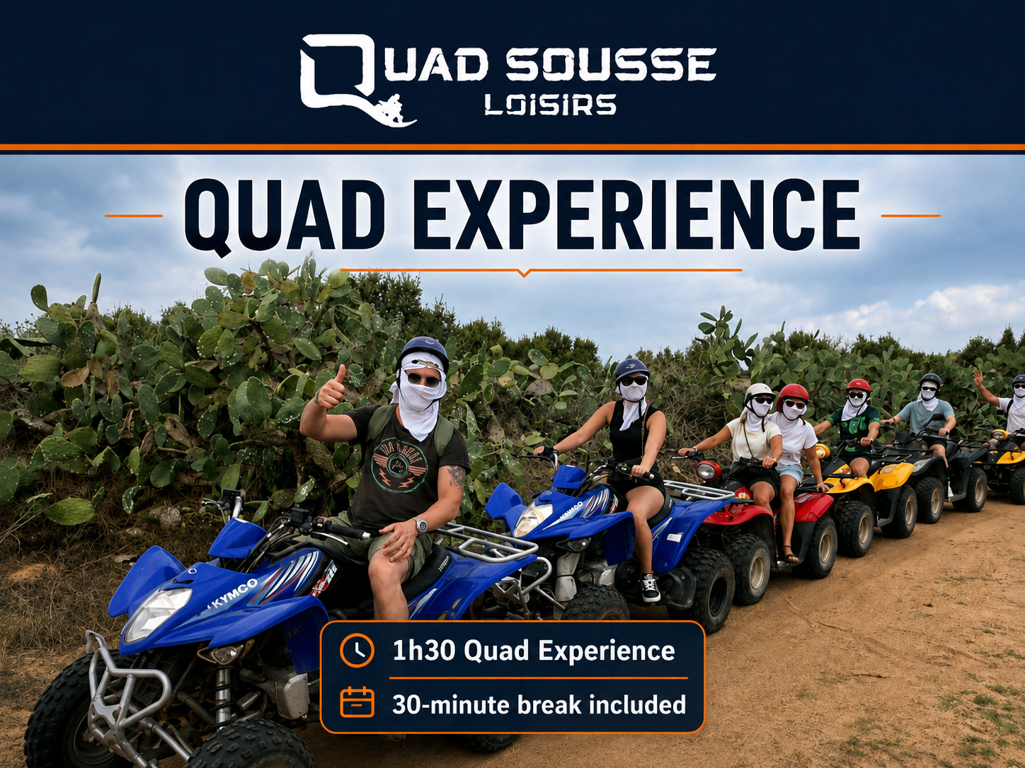 Quad Biking Adventure in Kantaoui Countryside
