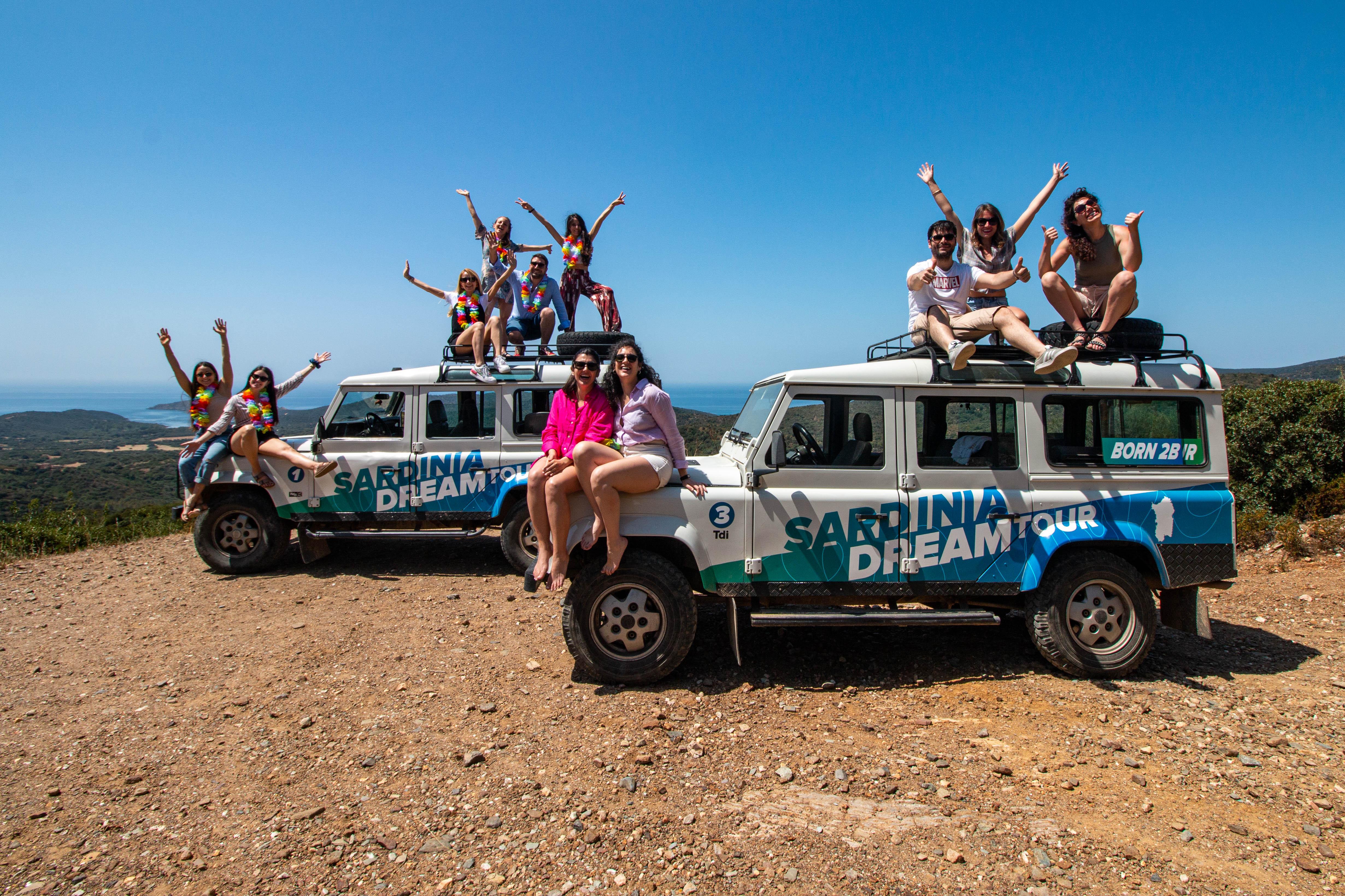 4x4 Mountain & Beach Adventure from Cagliari