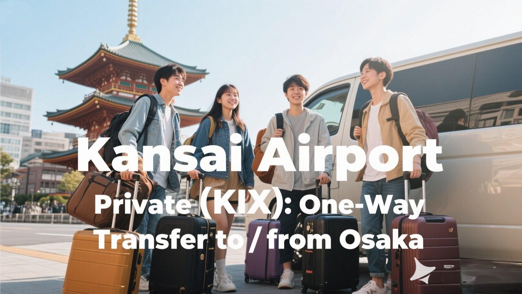 Private Kansai Airport Transfer to Osaka City Center