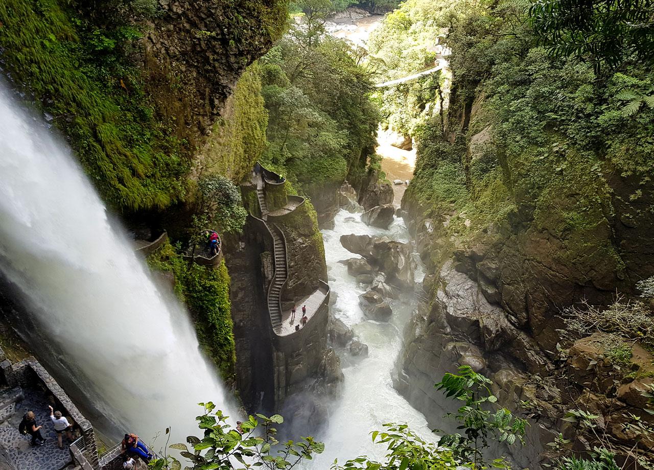 Baños Day Trip from Quito: Waterfalls, Swing & Salasaca Market