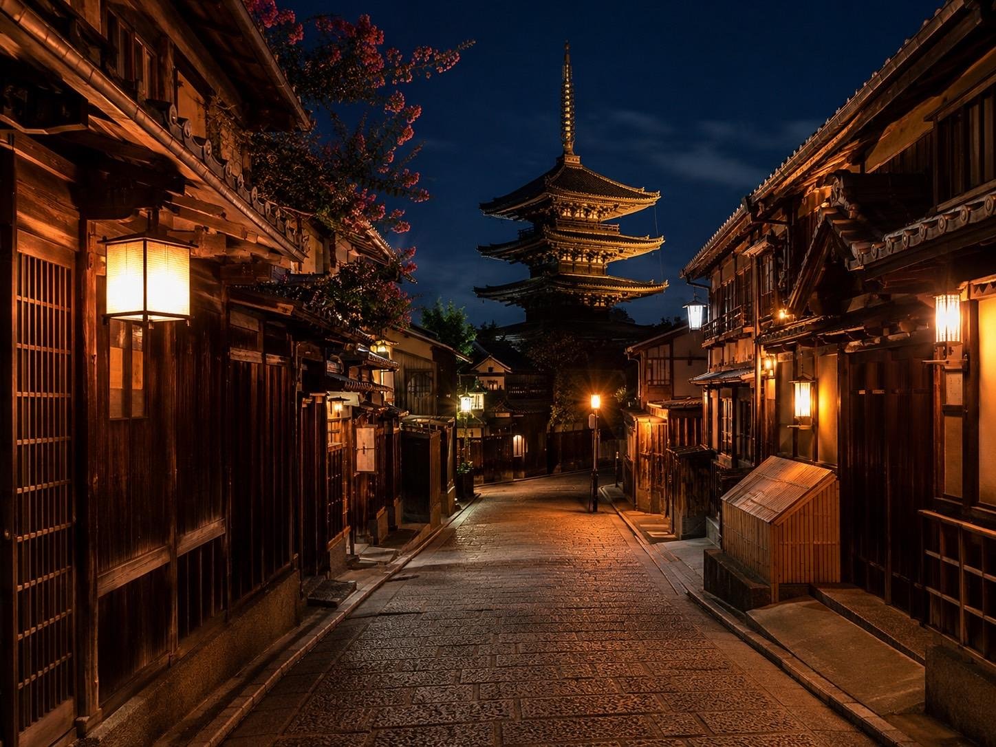 Tour privado a pie por Kioto al atardecer: Gion, Pontocho y el santuario Yasaka