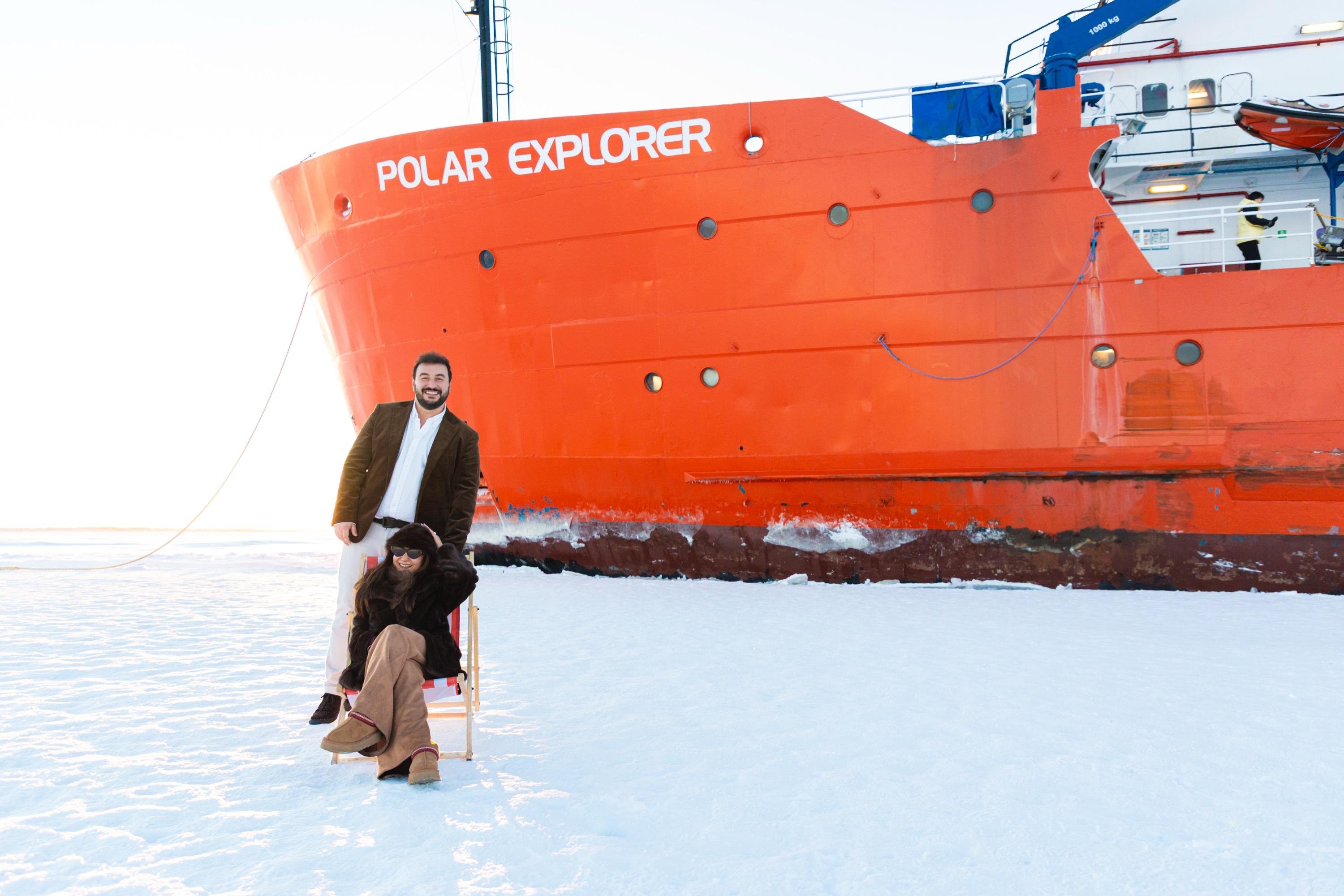 Arctic Icebreaker Cruise: Float & Walk on Frozen Sea