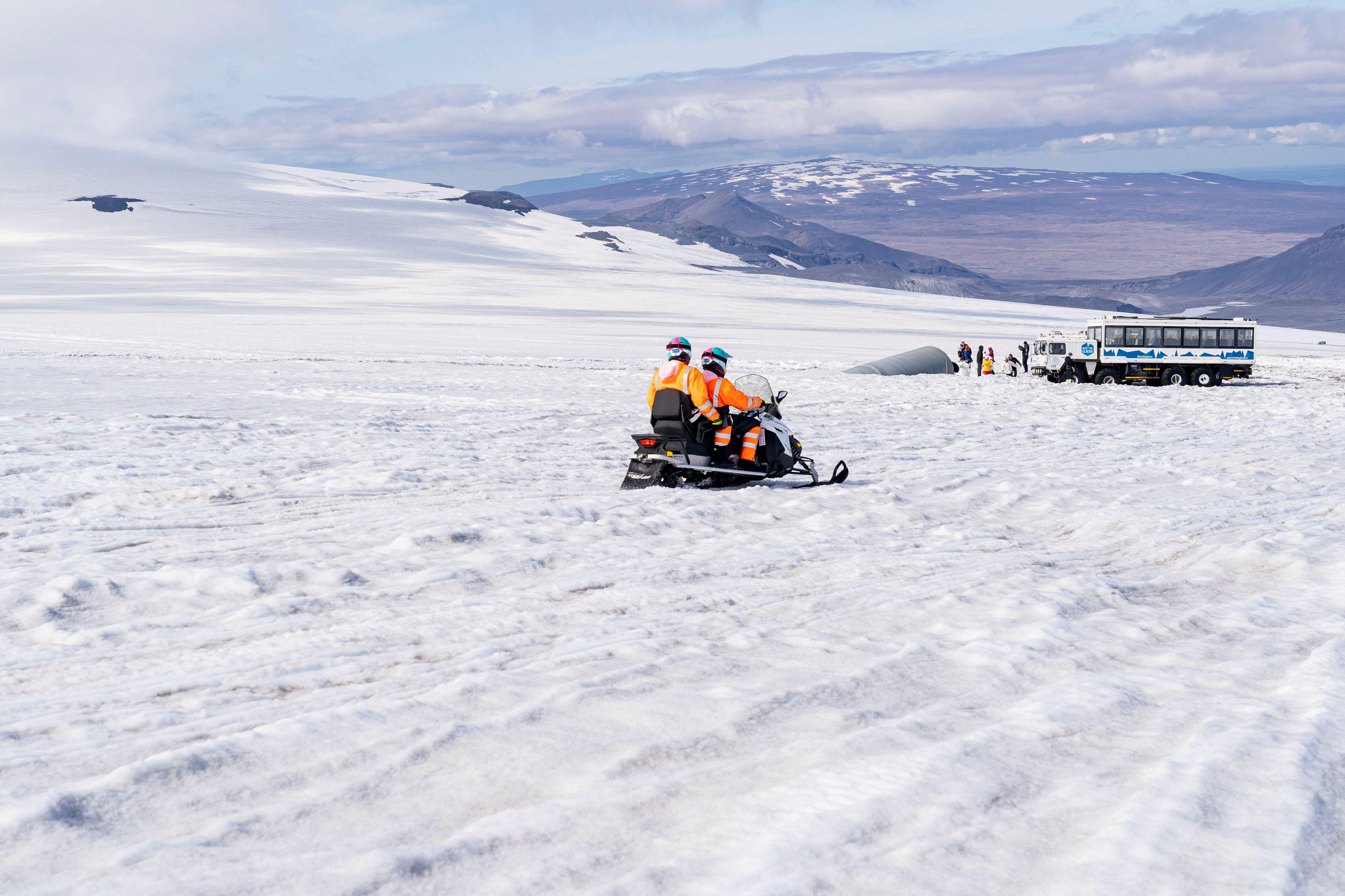 Langjökull Ice Tunnel & Snowmobile Adventure