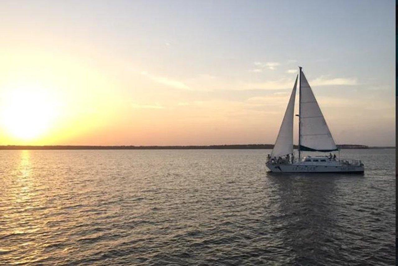 Adult-Only Sunset Catamaran Sail