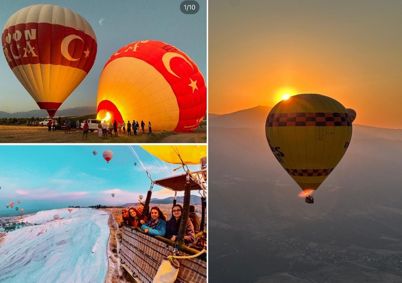 Pamukkale Sunrise Hot Air Balloon Experience