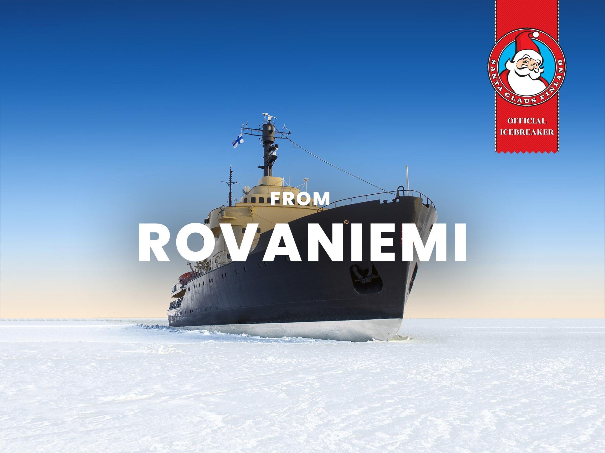 Icebreaker Sampo Arctic Cruise with Ice Floating from Rovaniemi