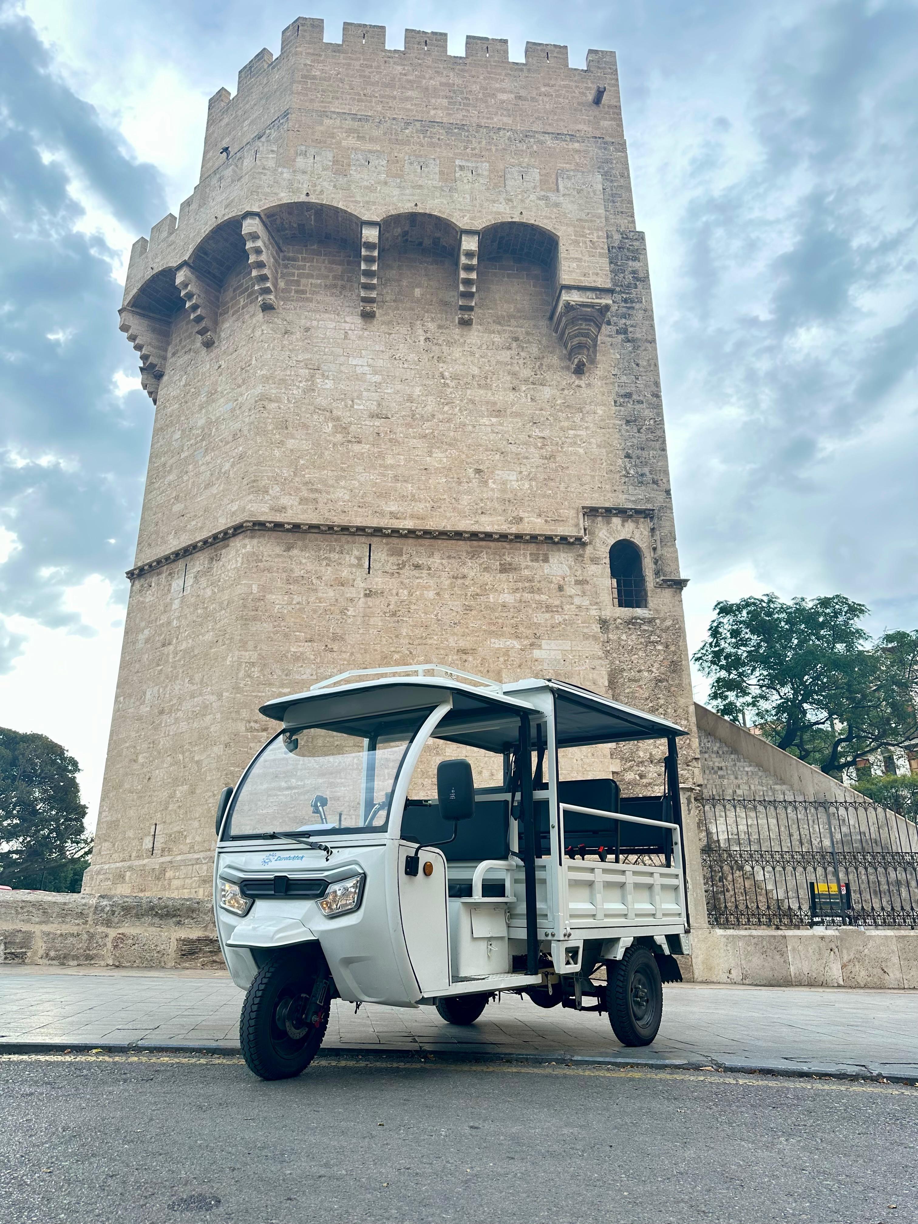 Valencia Electric Tuk Tuk City Tour