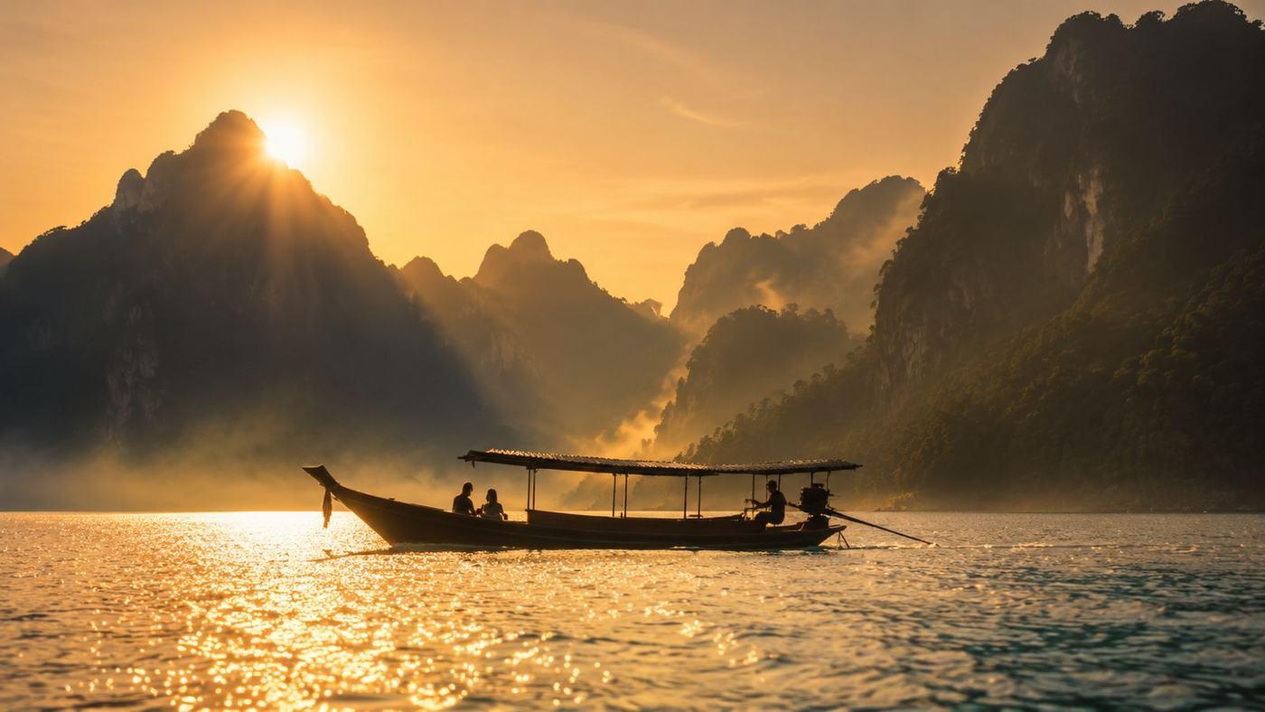Cheow Lan Lake Sunrise Boat Tour