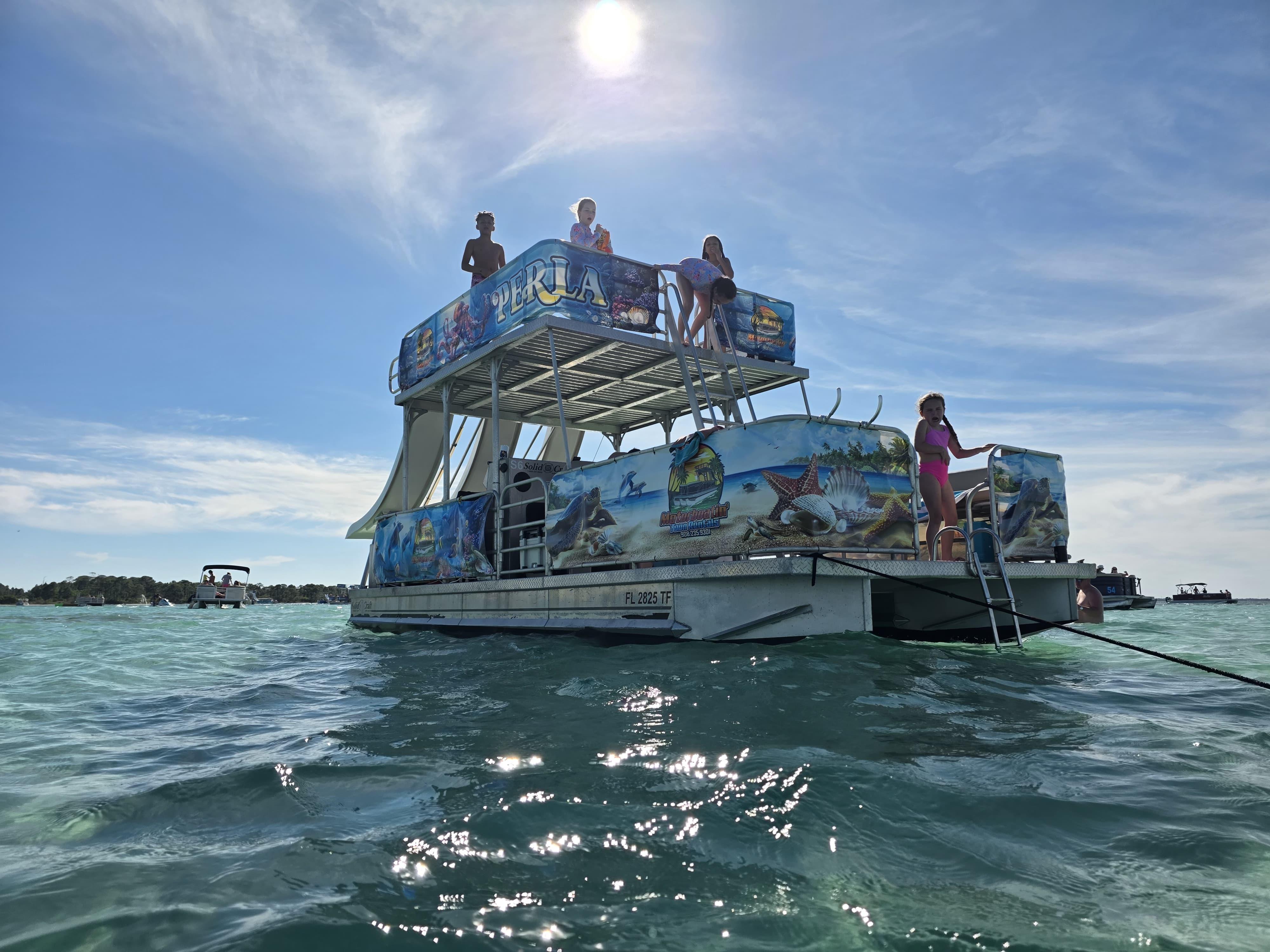 Crab Island Pontoon Adventure with Paddleboard & Lily Pad