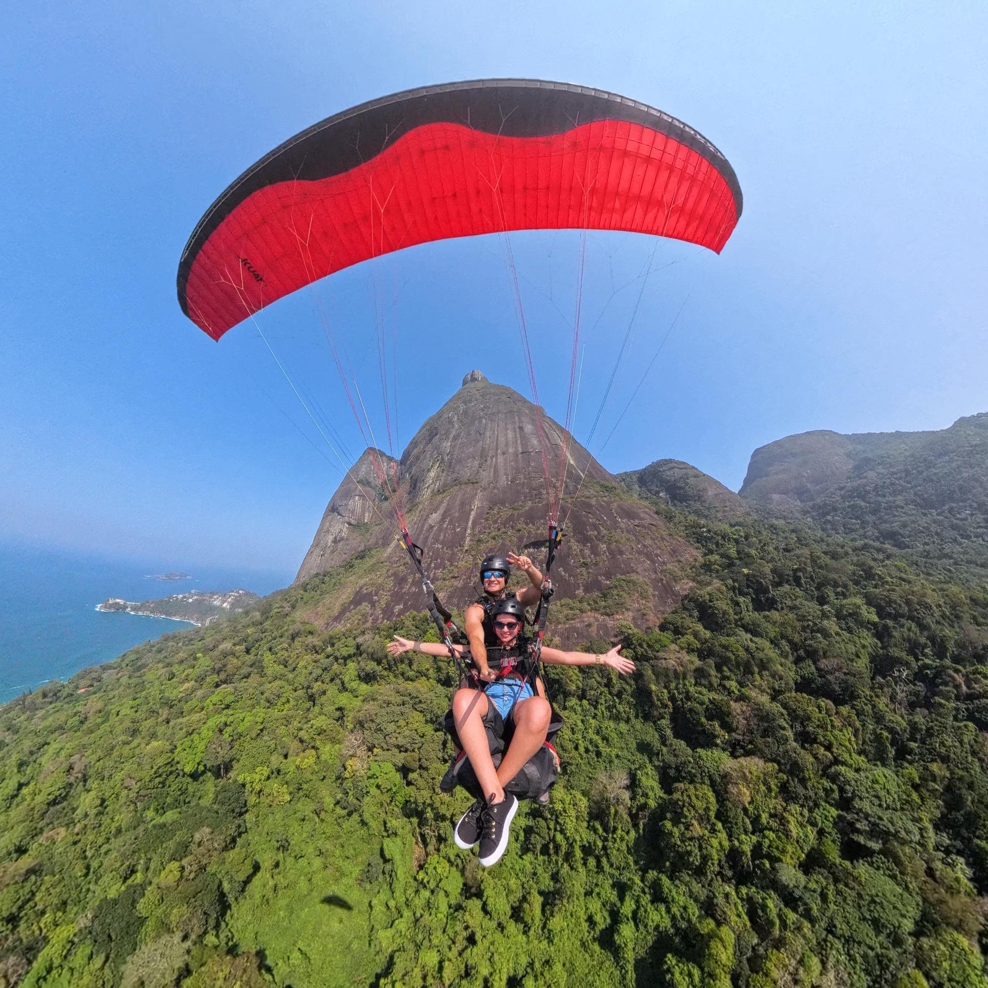 Paragliding Tandem Flight over Rio de Janeiro